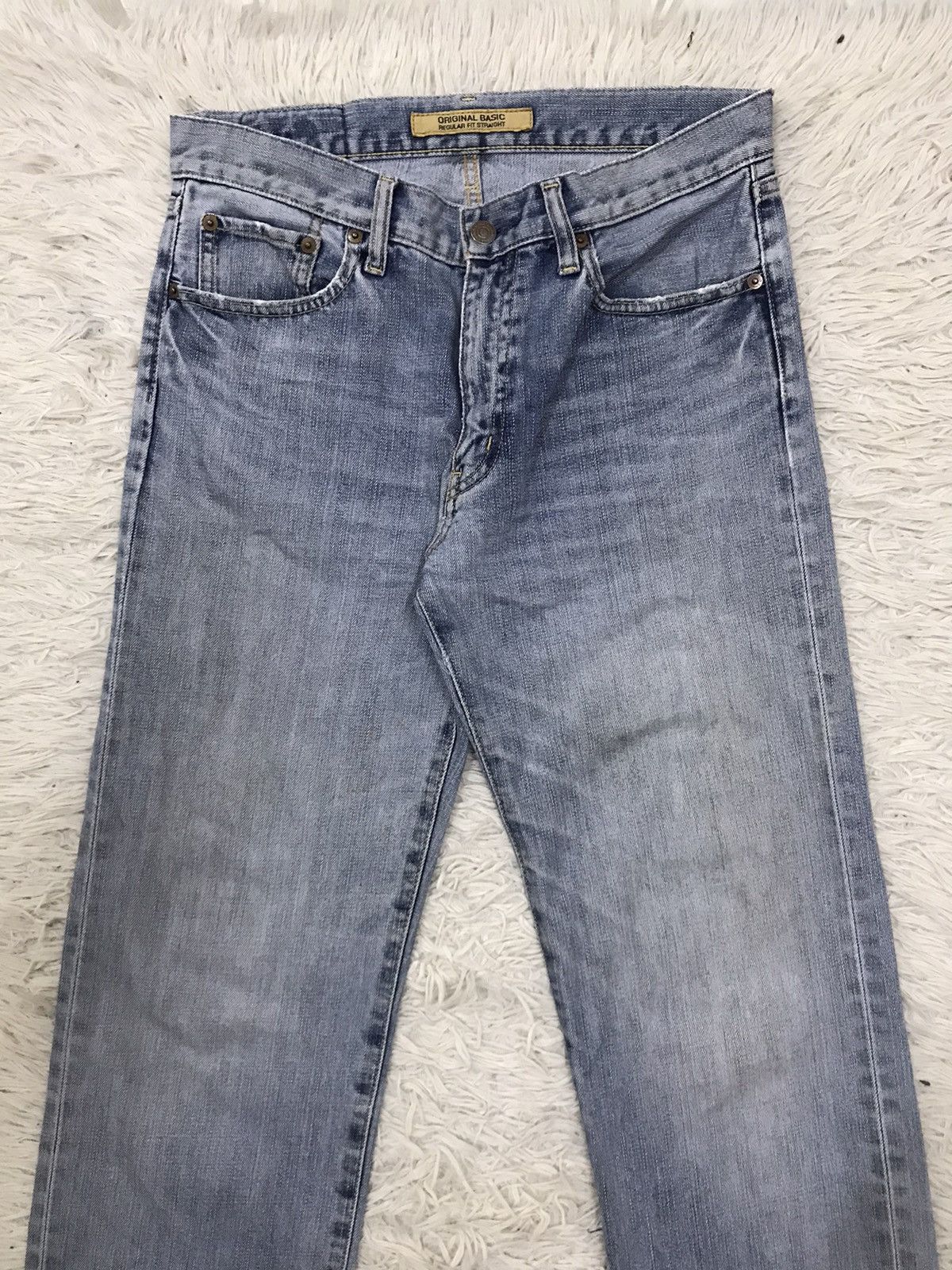 Japanese Brand Uniqlo Basic S-002 Regular Fit Straight Jenas Size US 30 / EU 46 - 3 Thumbnail
