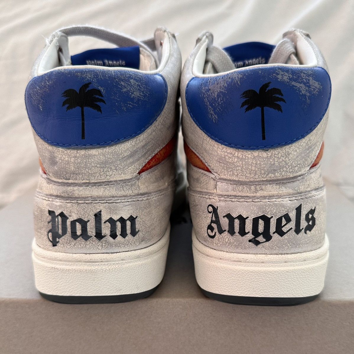 Brand New Palm Angels Hightop University Sneakers Size: 41