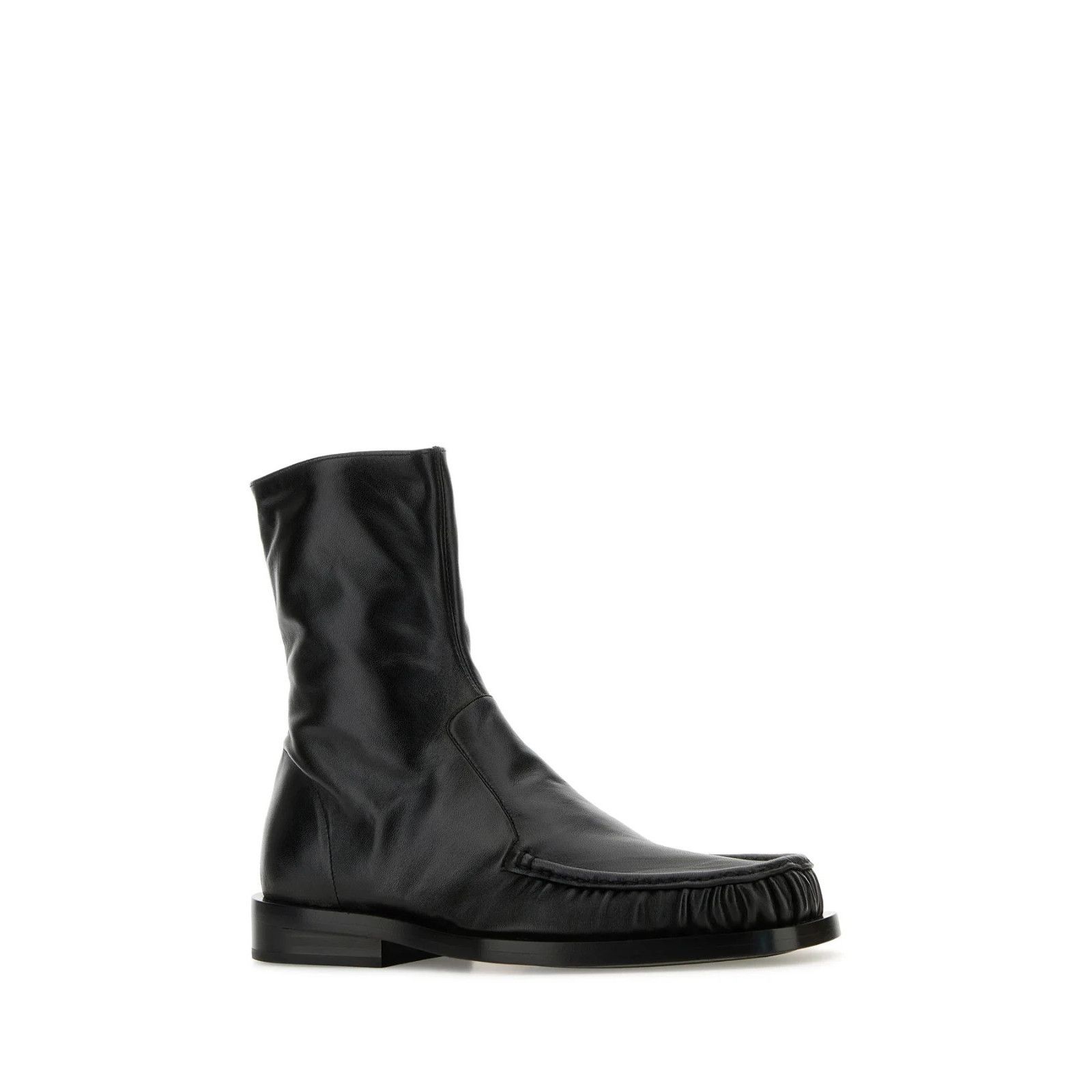 Jil Sander JIL SANDER Black Leather Ankle Boots New & Authentic (Men's Size US 9 / EU 42 - 2 Thumbnail