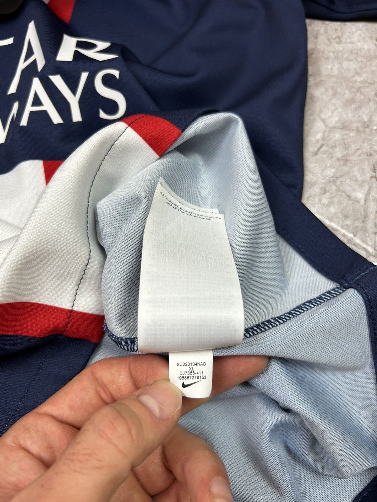 Nike Nike x PSG Jersey Size S Size US S / EU 44-46 / 1 - 8 Thumbnail