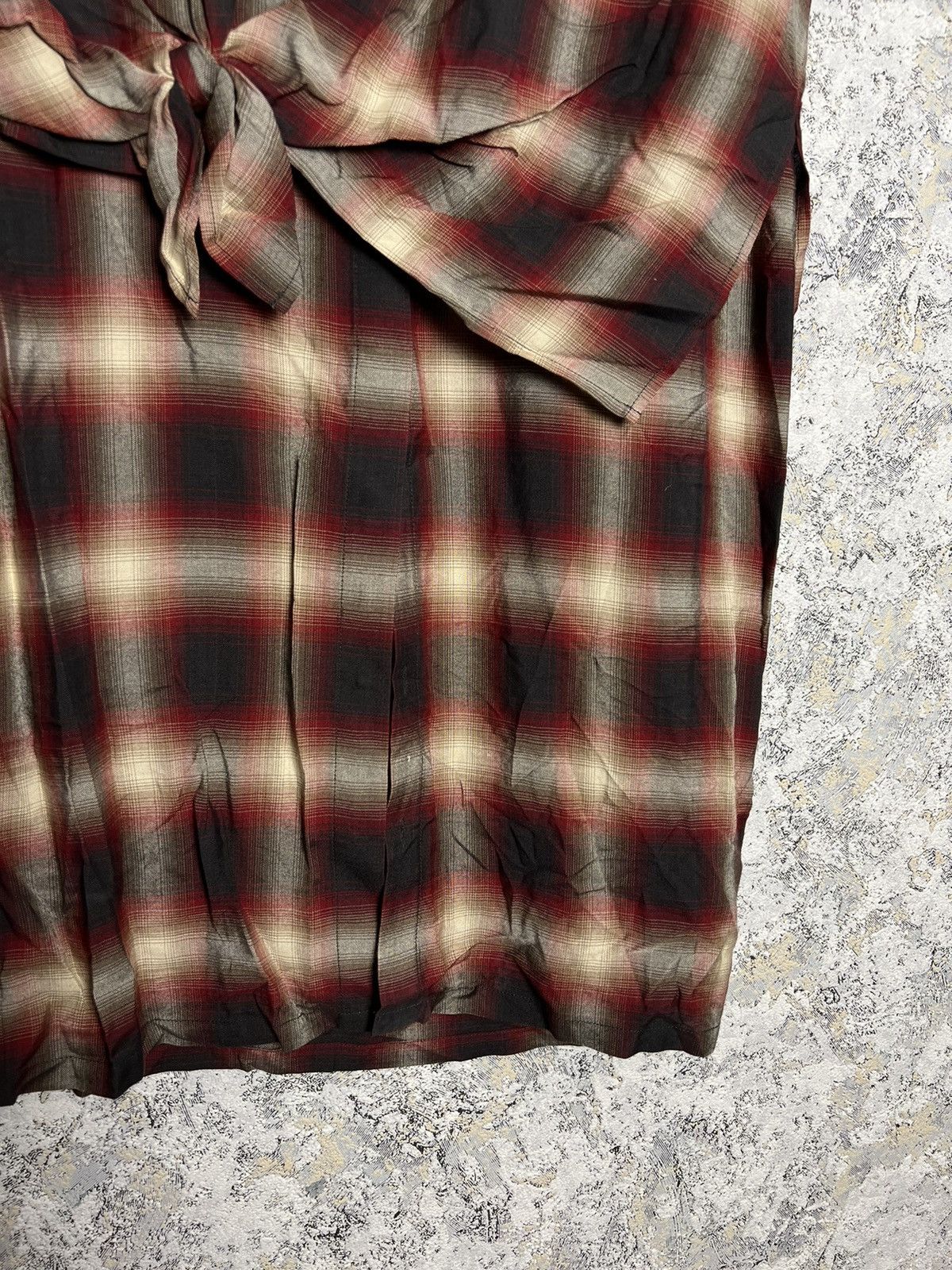 Allsaints × Designer AllSaints Dress Jersey Asymmetric Gathered Casual Viscose Size M / US 6-8 / IT 42-44 - 2 Thumbnail