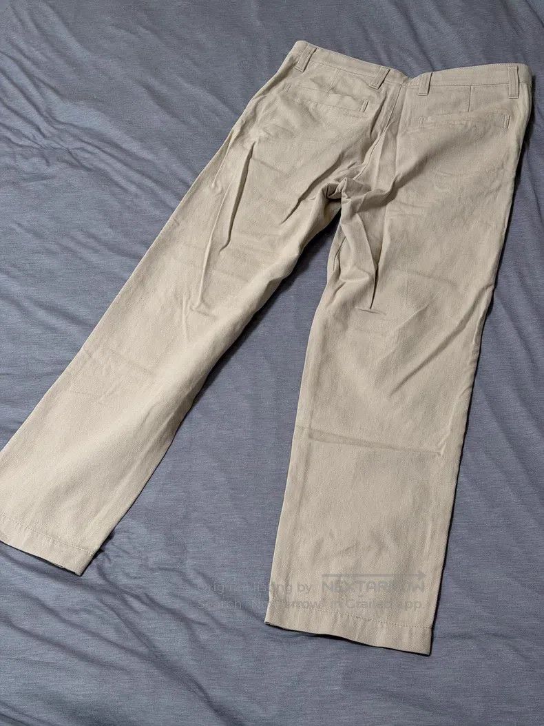 Issey Miyake Issey Miyake size:3 Beige Trousers Size US 26 / EU 42 - 2 Thumbnail