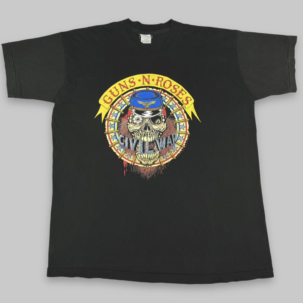 Band Tees Vintage 1991 Guns N’ Roses Civil War Get In The Ring T Shirt Size US XXL / EU 58 / 5 - 4 Thumbnail