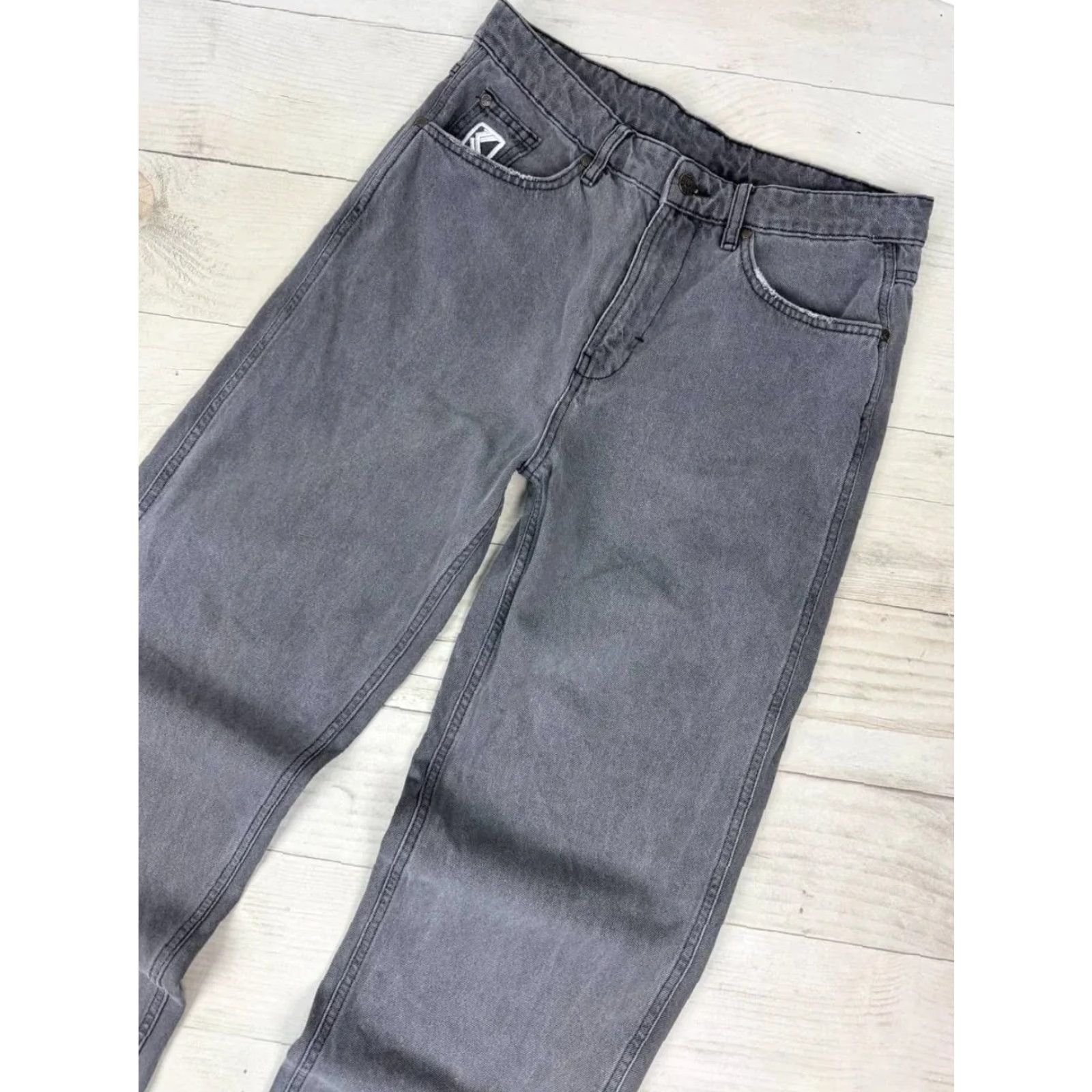Karl Kani VINTAGE Karl Kani Jeans Baggy Logo 90s Men Size 32 Gray Size US 32 / EU 48 - 3 Thumbnail