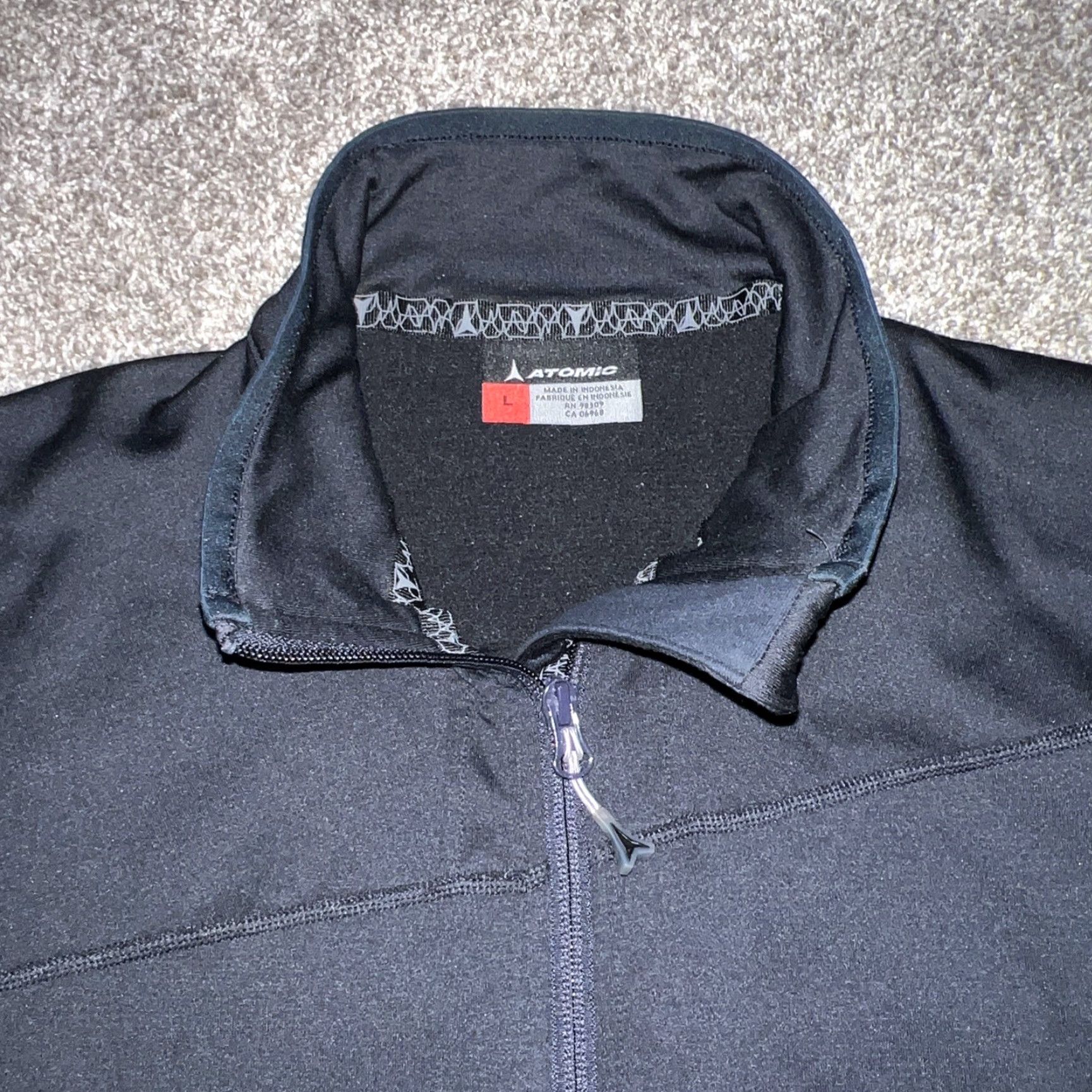 Atomic ATOMIC Black Full Zip Jacket Men’s Size L Size US L / EU 52-54 / 3 - 2 Thumbnail