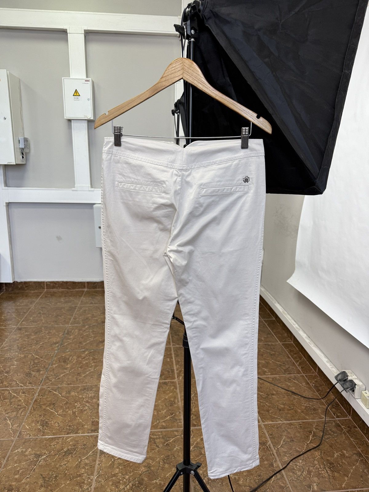 Roberto Cavalli 🇮🇹 Vintage 90s Roberto Cavalli Retro Pants Rare Hype Y2K Size 30" / US 8 / IT 44 - 2 Thumbnail