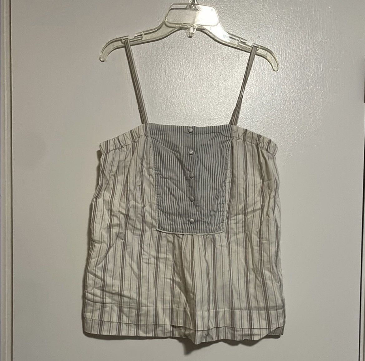 Gap GAP Blue Smocked Camisole with Bib Collar Size S / US 4 / IT 40 - 1 Thumbnail