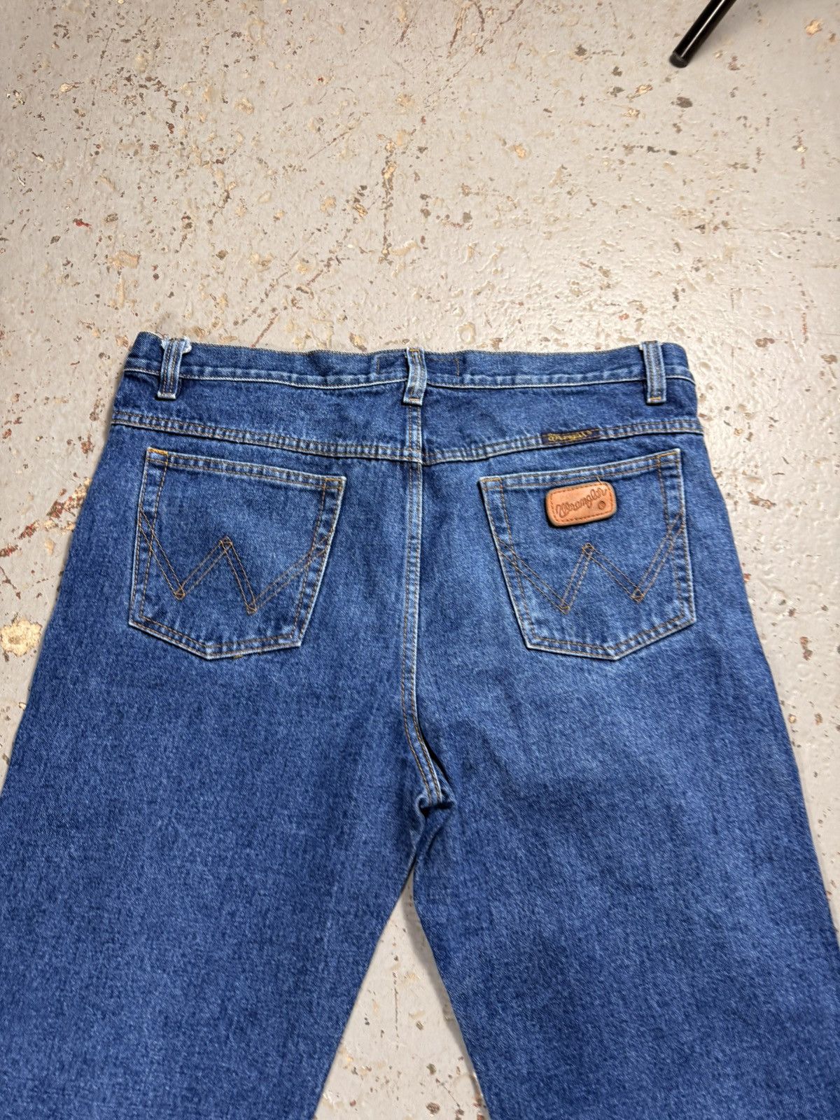 Wrangler Crazy Hi Vis Wrangler Cowboy Denim Jeans Size US 36 / EU 52 - 7 Thumbnail