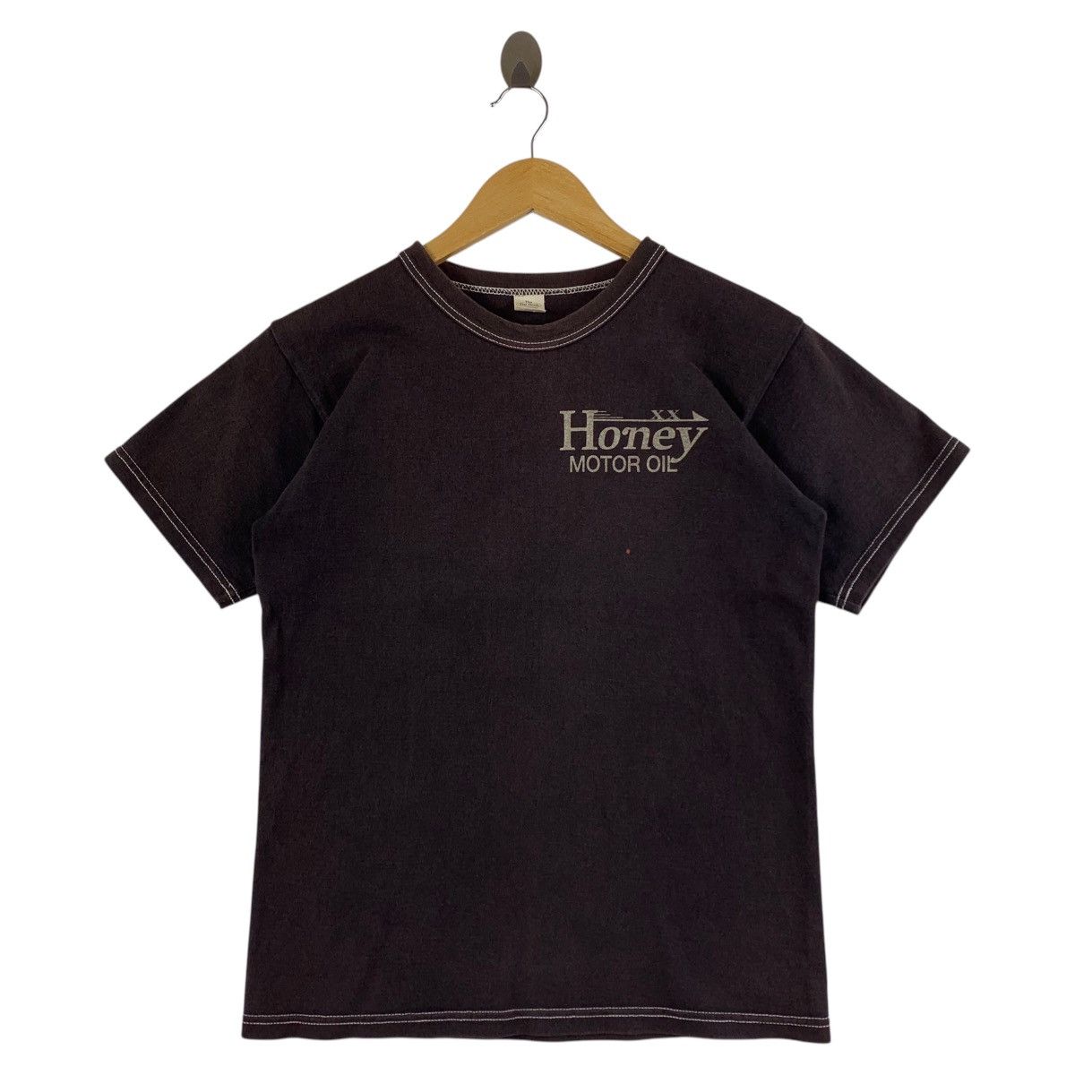 Japanese Brand × The Flat Head THE FLAT HEAD honey motor oil back printed tee Size US S / EU 44-46 / 1 - 2 Thumbnail