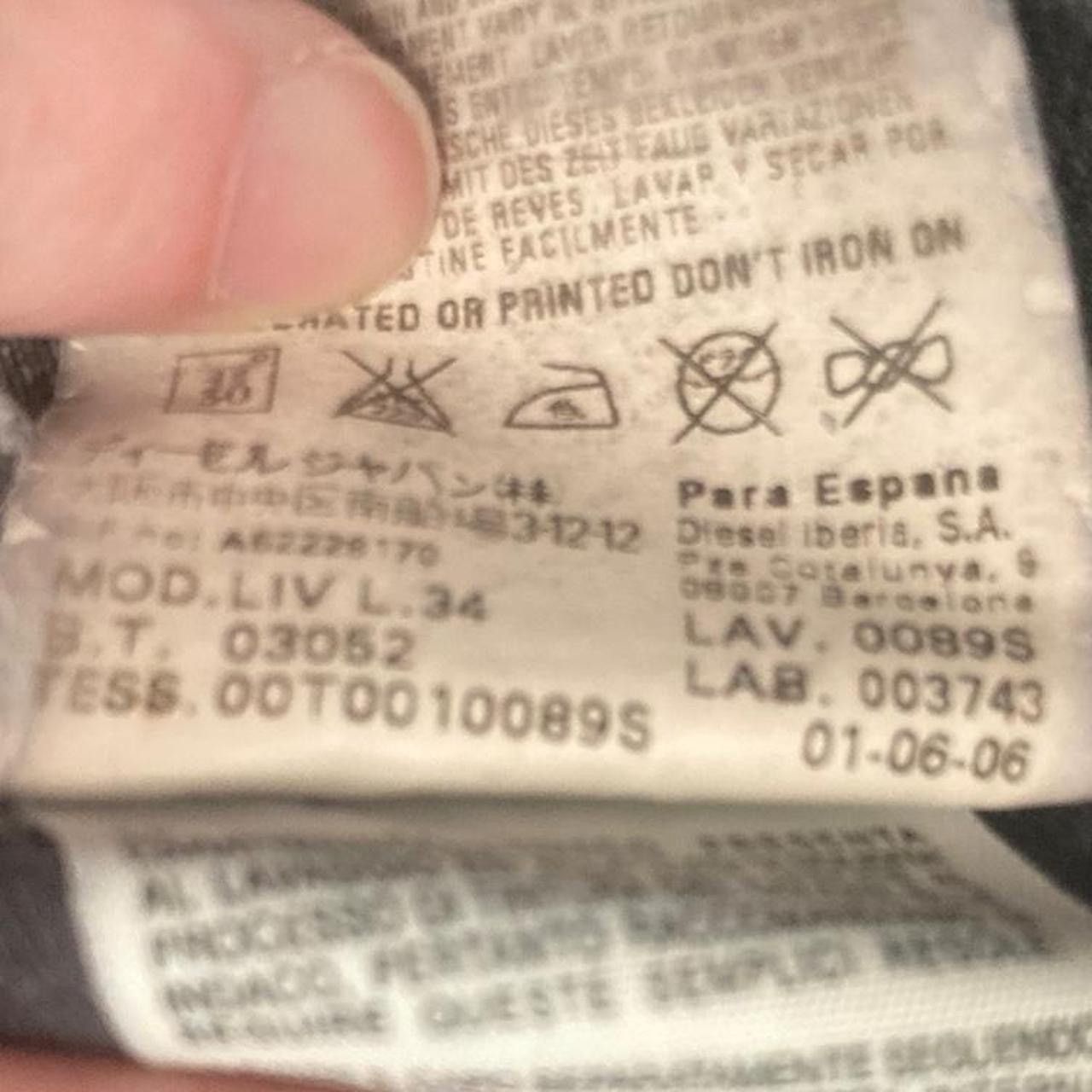Diesel Diesel factory Deadstock LIV grey skinny jeans Size 29" - 5 Thumbnail