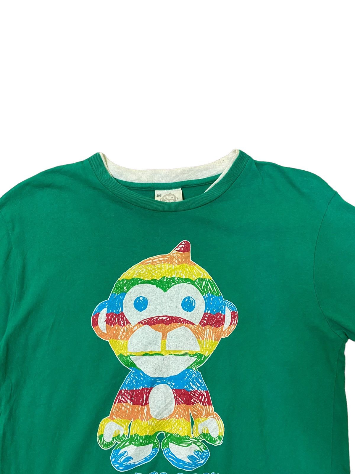 Japanese Brand Offer Uittg Baby Rainbow Monkey Multicolour Print Tee Size US S / EU 44-46 / 1 - 3 Thumbnail