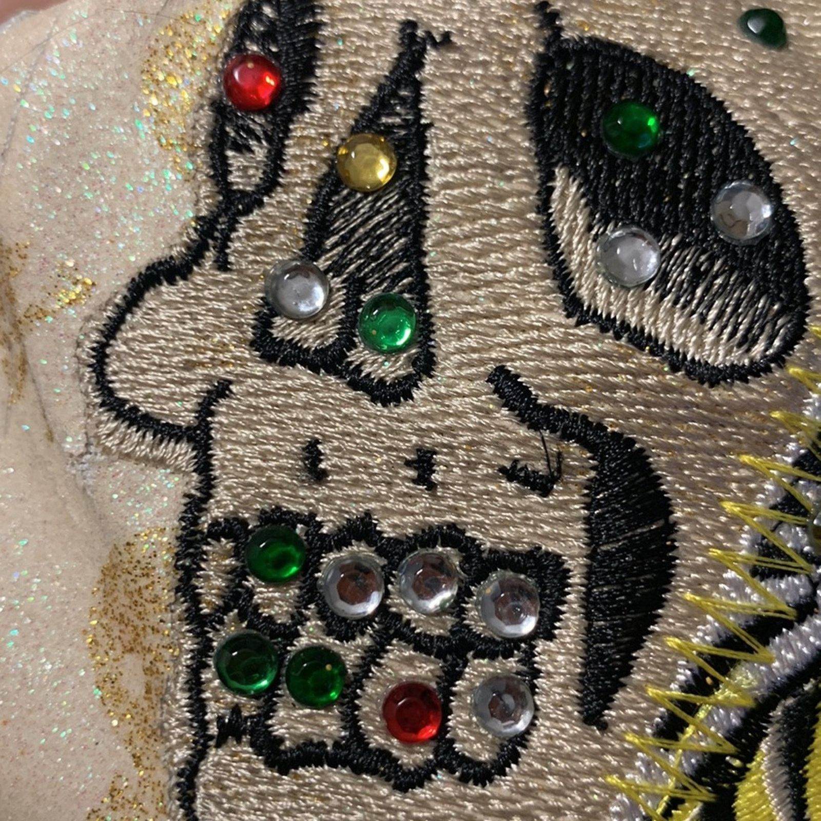 Vintage Bedazzled gems embroidery skulls,tiger baseball trucker hat Size ONE SIZE - 11 Thumbnail