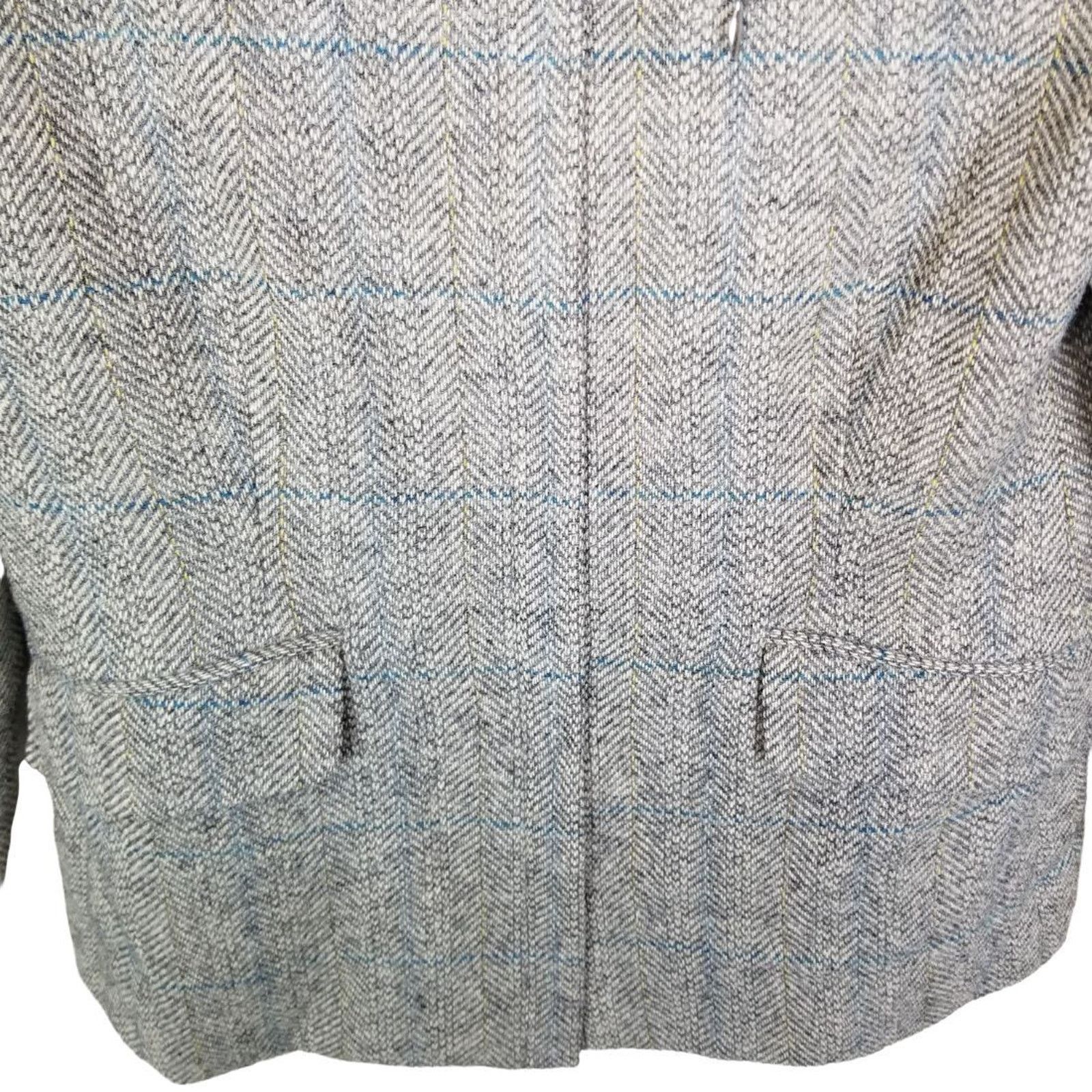 Lauren Ralph Lauren Vintage Lauren Ralph Lauren Shetland Wool Tweed Blazer Sz 6P Size M / US 6-8 / IT 42-44 - 3 Thumbnail