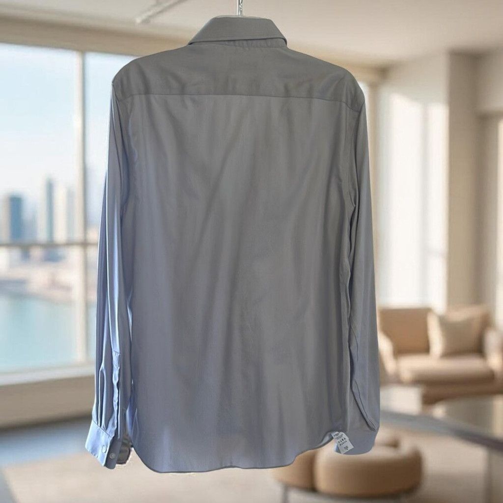 Michael Kors Michael Kors Slim Fit Gray Men's Shirt 34/35 16 Size 34R - 5 Thumbnail