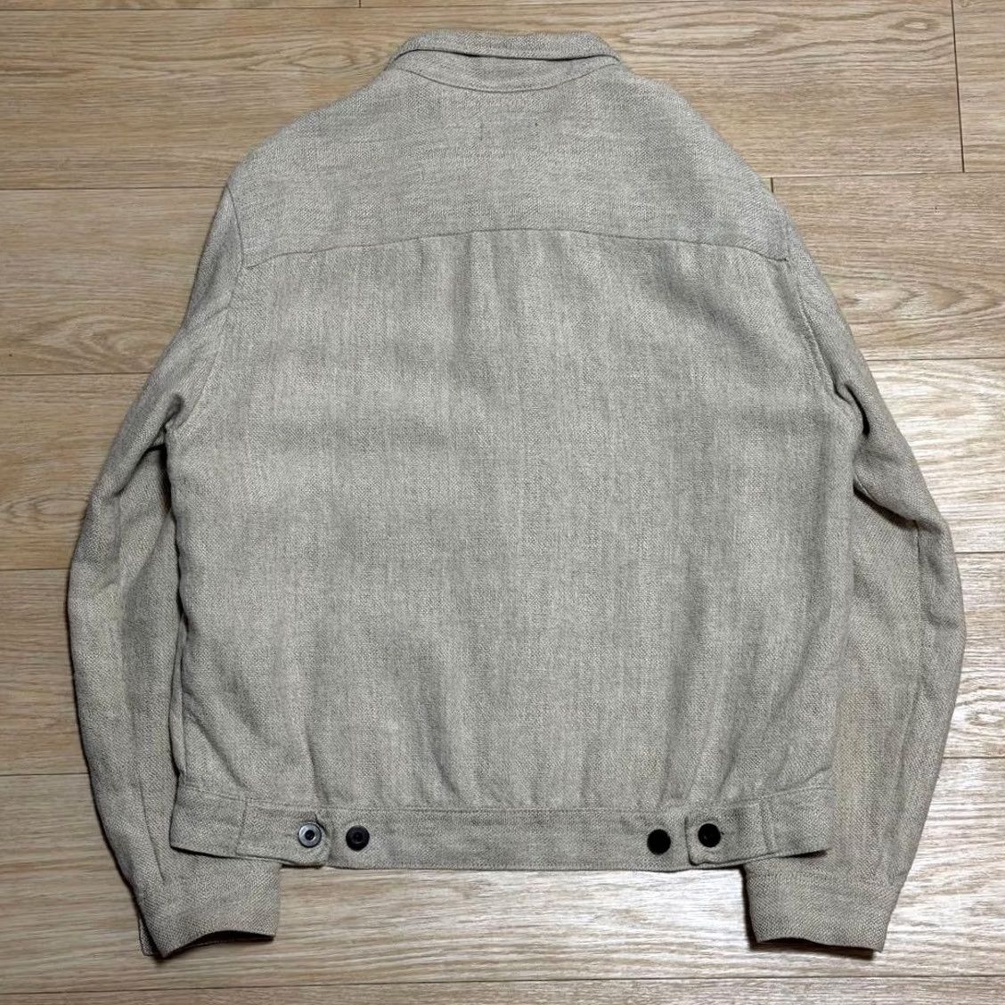 Evan Kinori Evan Kinori Jacket Mens M ecru Early Archive Wool Hemp Rare Size Size US M / EU 48-50 / 2 - 2 Thumbnail
