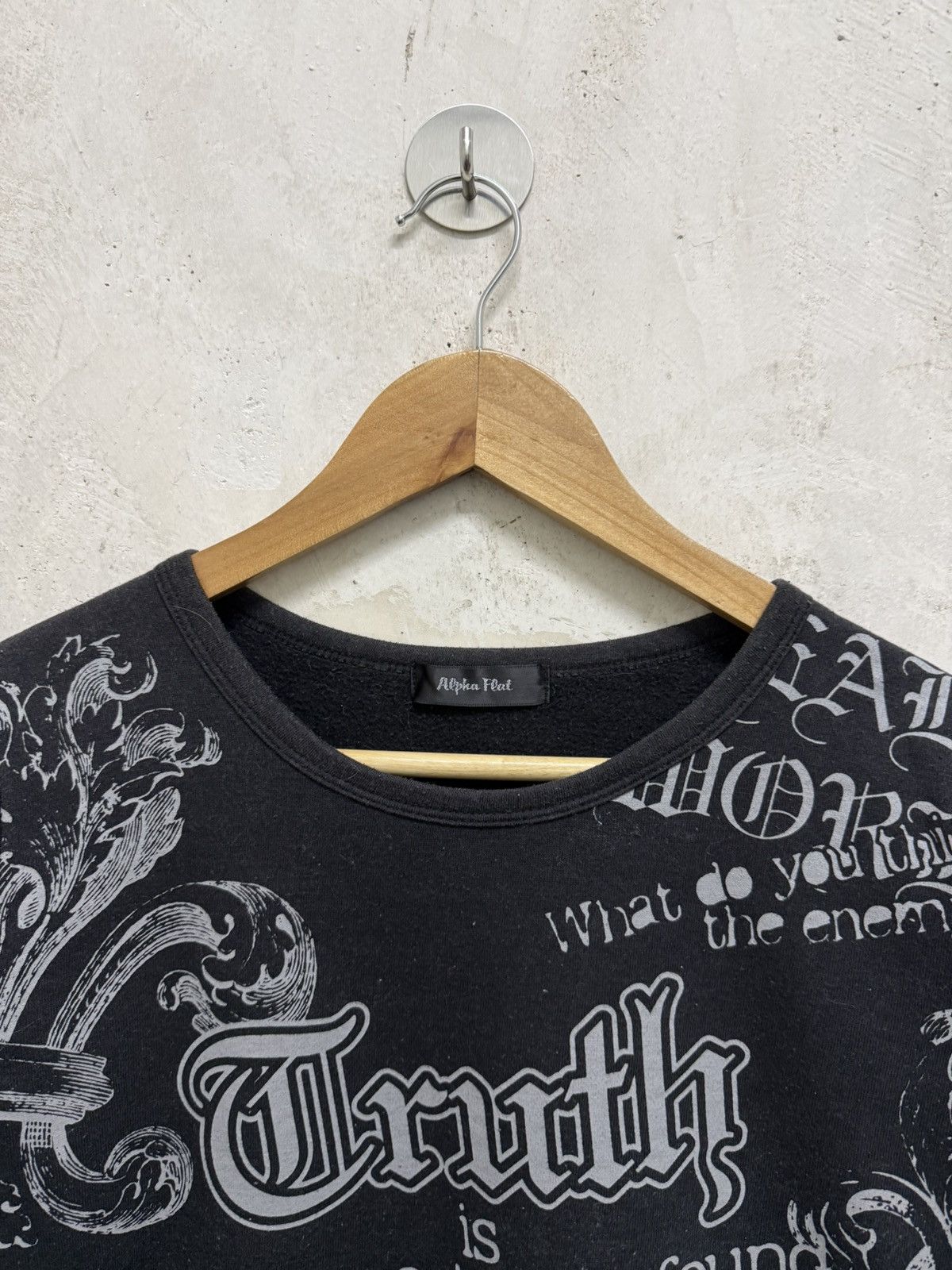 If Six Was Nine Alpha Flat Gothic Punk Grunge ifsixwasnine style Sweater Size US S / EU 44-46 / 1 - 4 Thumbnail