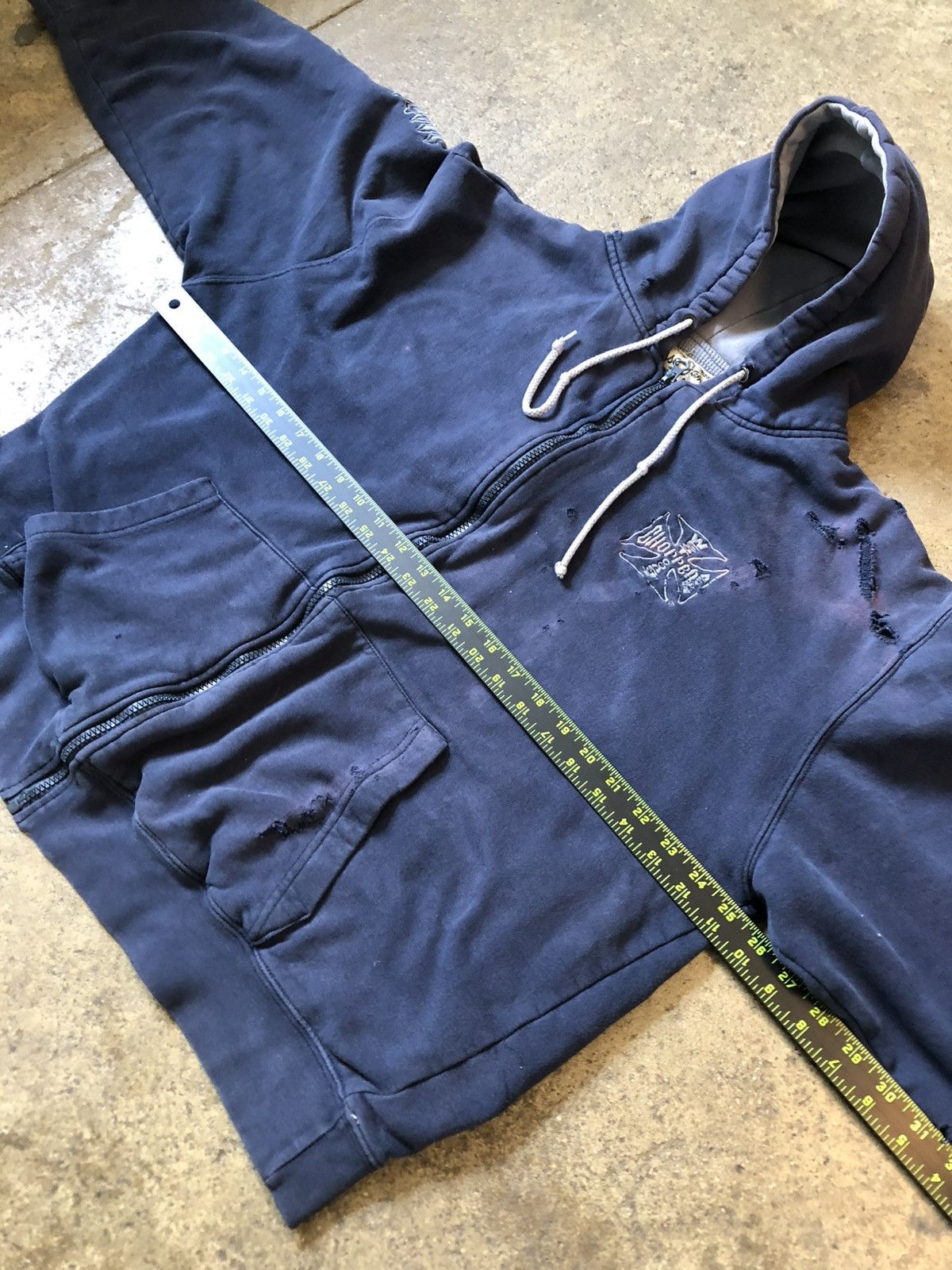 West Coast Choppers Insane vintage west coast choppers thermal lined hoodie Size US XL / EU 56 / 4 - 7 Thumbnail