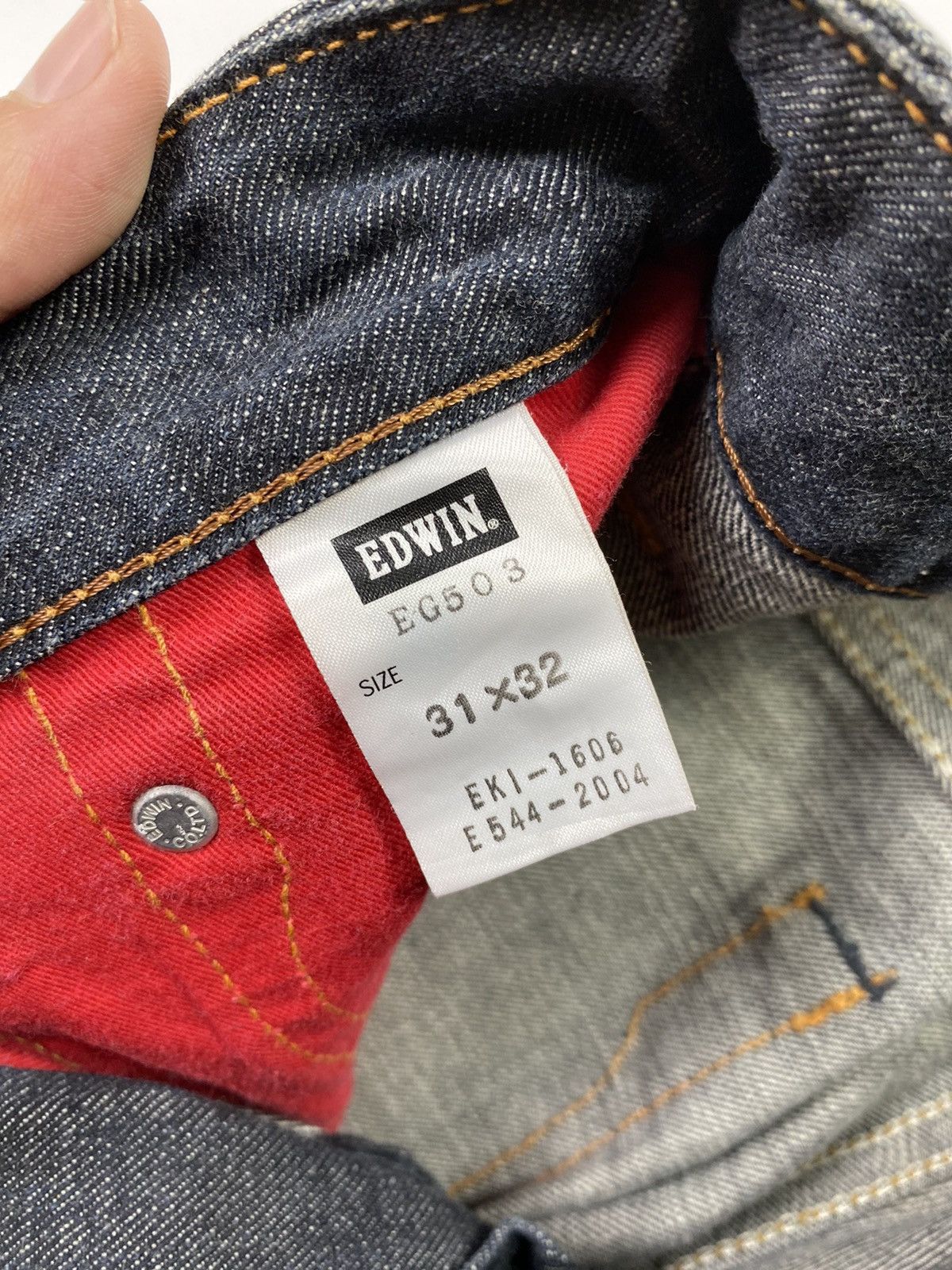 Edwin EDWIN blue trip edgeline jeans pant made in JPN Size US 31 - 4 Thumbnail