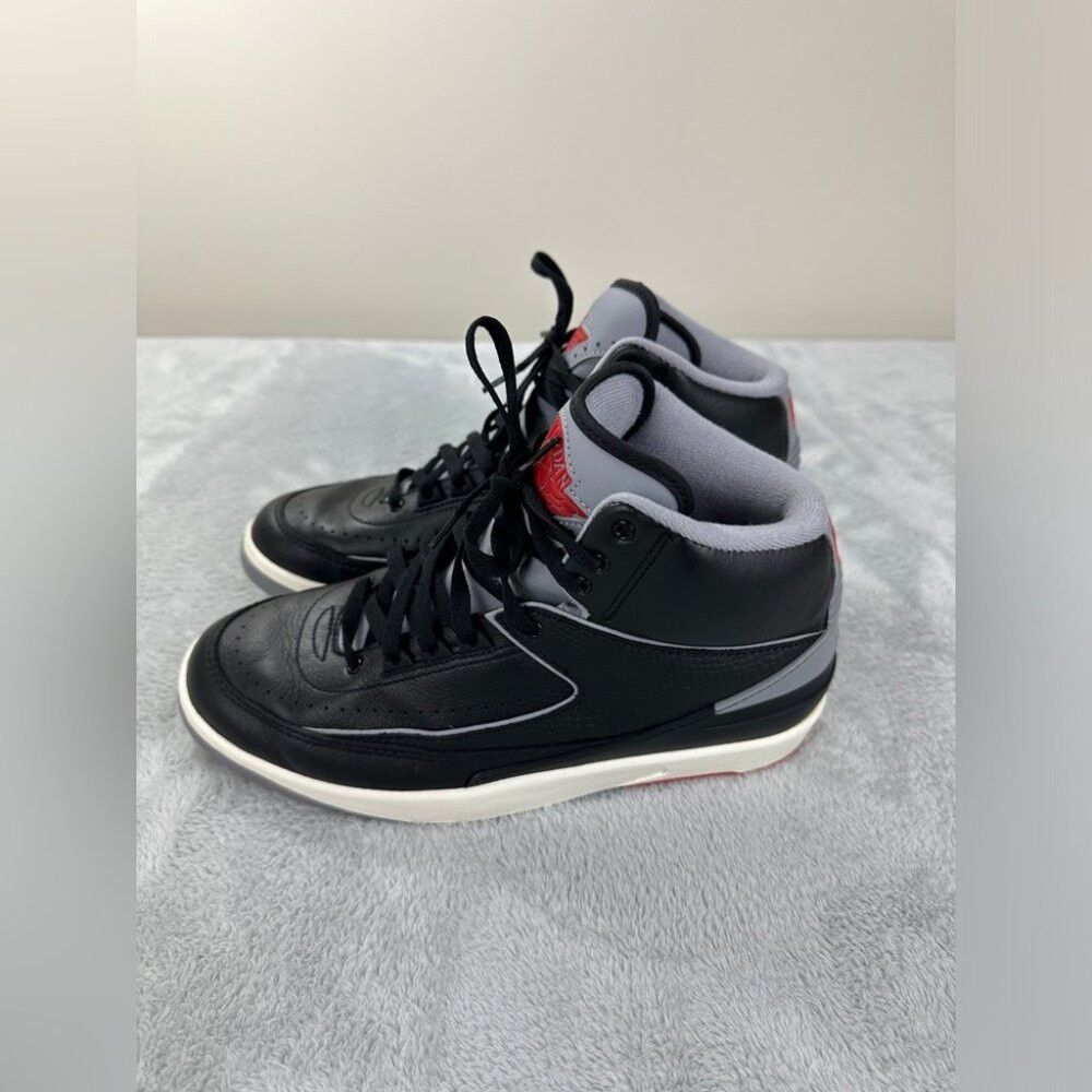 Jordan Brand Nike Air Jordan 2 Retro black cement men's size 9.5 US DR88 Size US 9.5 / EU 42-43 - 8 Thumbnail