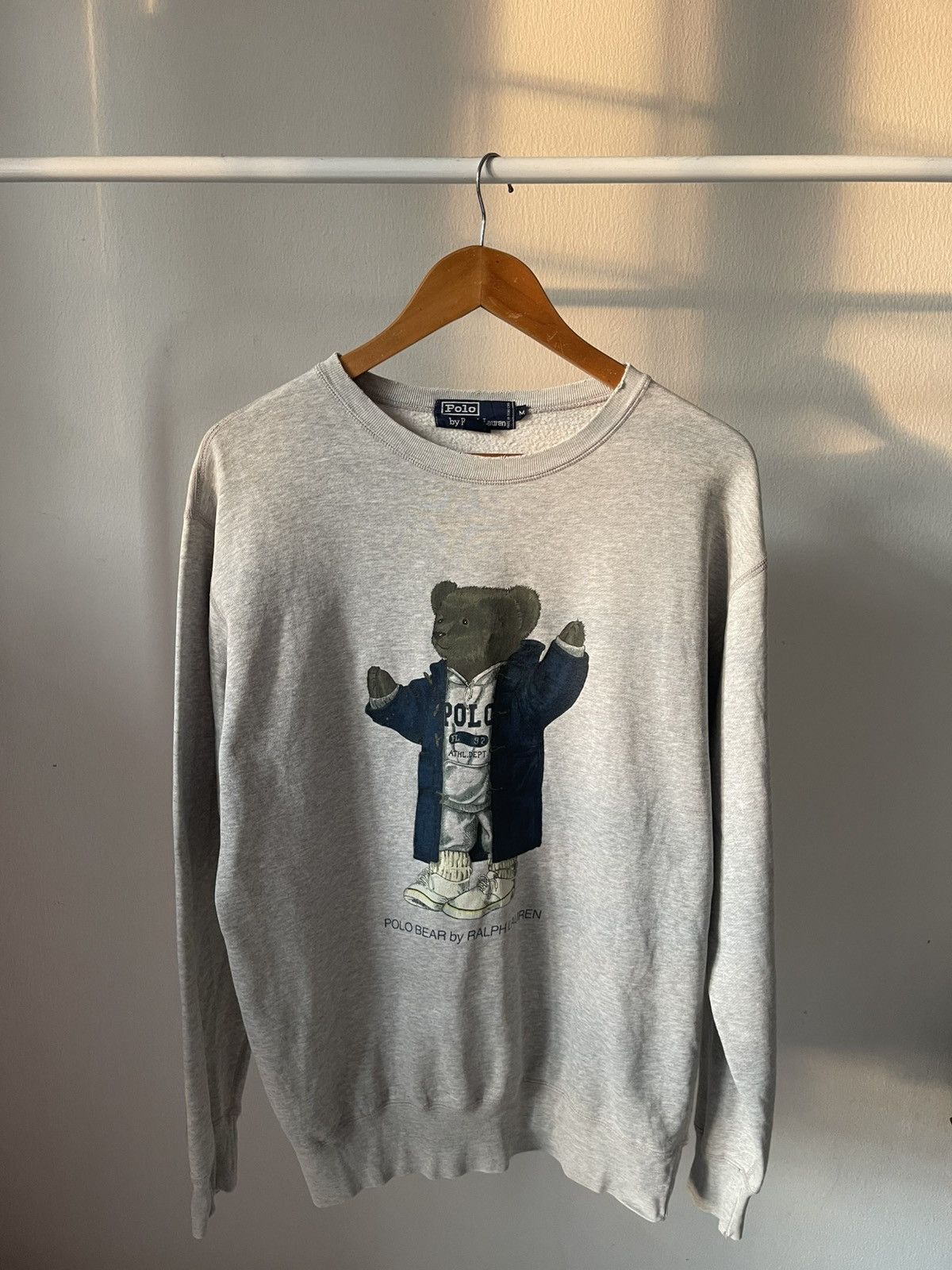 Polo Ralph Lauren Rare 90s Polo Ralph Lauren Grandpa Sweatshirt A2 Size US L / EU 52-54 / 3 - 3 Thumbnail