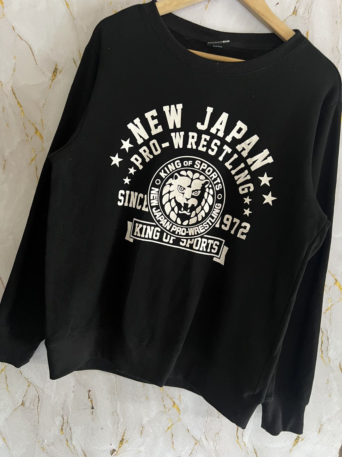 Japanese Brand 🔥 NJPW Sweatshirt – New Japan Pro Wrestling Classic Size US XL / EU 56 / 4 - 5 Thumbnail