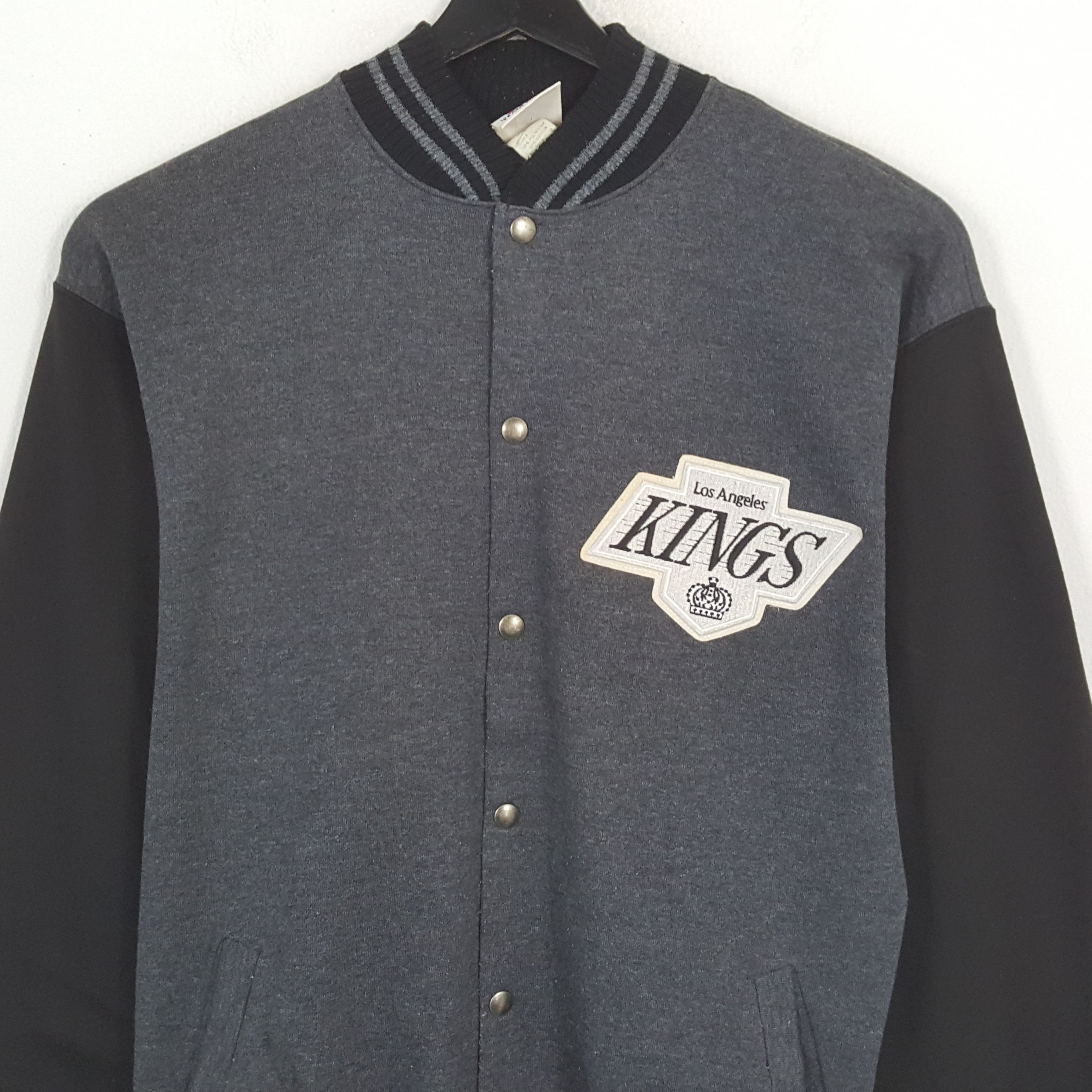 NHL × Vintage LOS ANGELES KINGS NHL Ice Hockey Team Varsity Jacket Size US XL / EU 56 / 4 - 4 Thumbnail