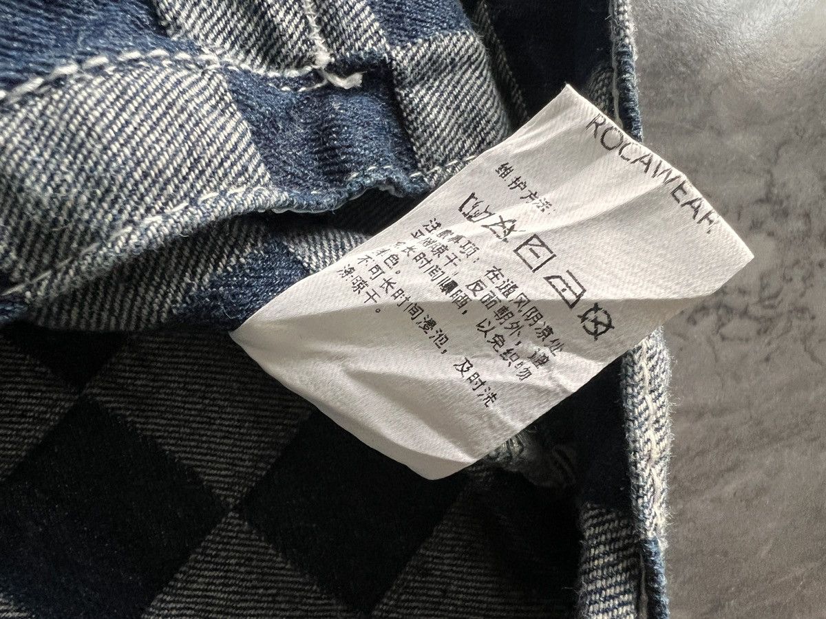Rocawear Roca Wear : Check Board Pattern Denim Jacket Size US M / EU 48-50 / 2 - 12 Thumbnail