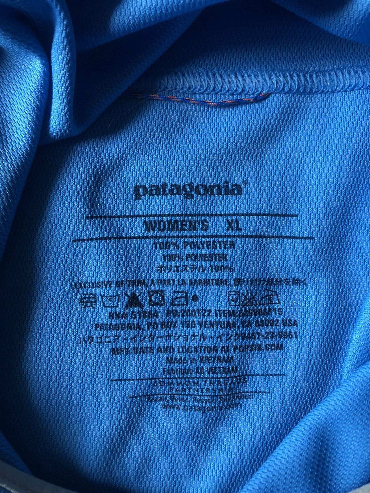 Patagonia × Vintage Vintage PATAGONIA long sleeve light hoodie XL Size XL / US 12-14 / IT 48-50 - 16 Thumbnail