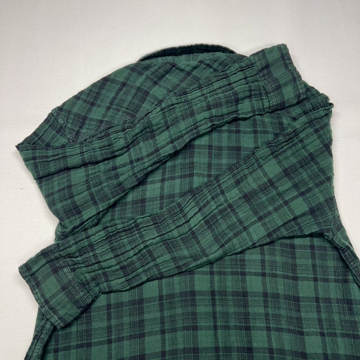 Nautica Nautica Jeans Co Flannel Shirt Green Button Plaid Pockets Size US L / EU 52-54 / 3 - 13 Thumbnail