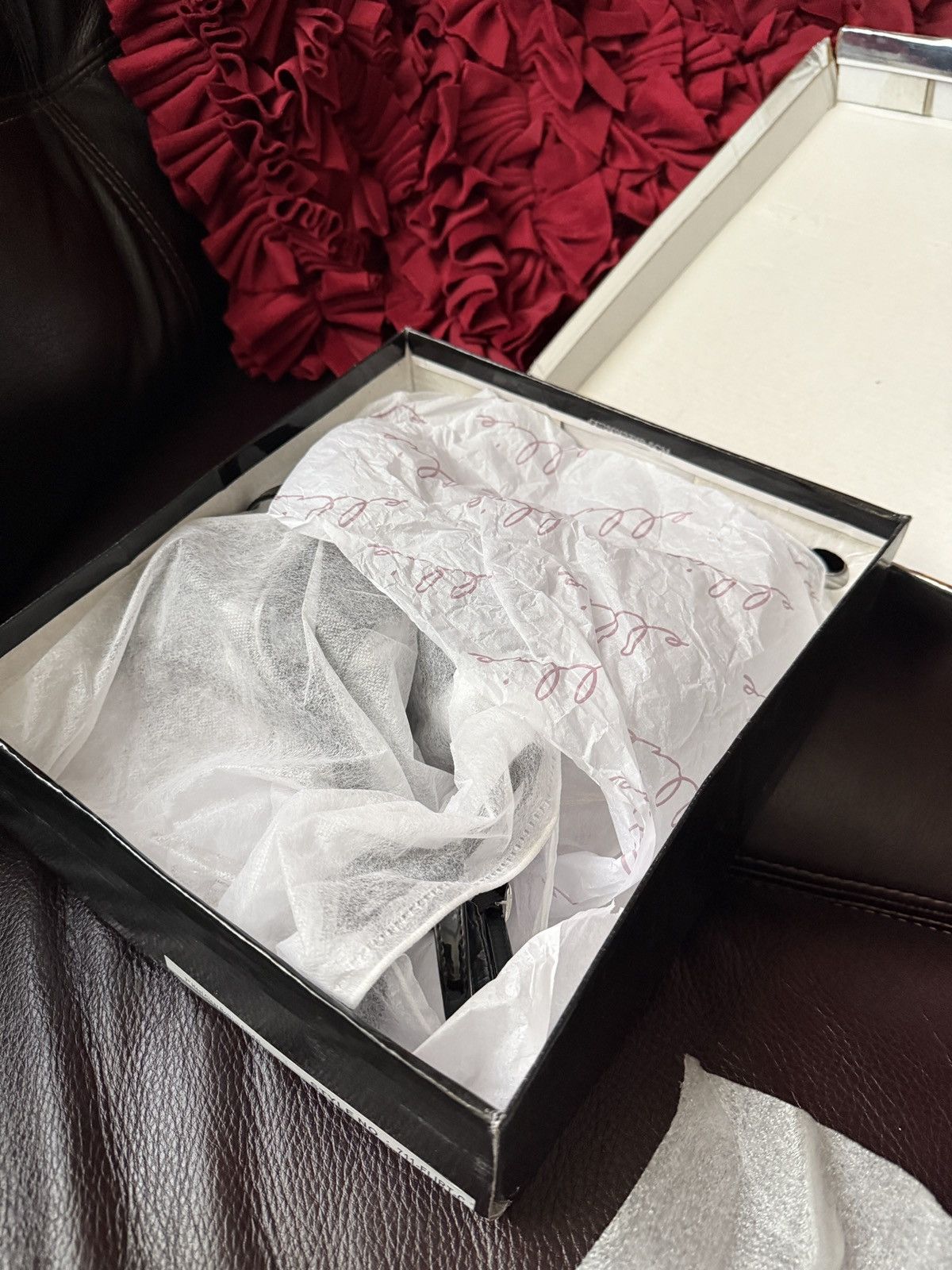 The Unbranded Brand Ellie Black and Silver Platform sex party Shoes size varies Size US 7 / IT 37 - 2 Thumbnail