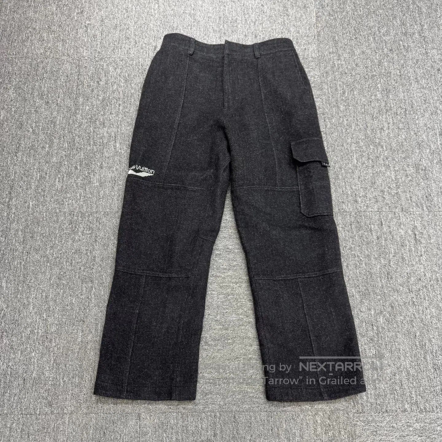 Louis Vuitton louis vuitton black cargo wool pants. Size US 40 / EU 56 - 1 Thumbnail
