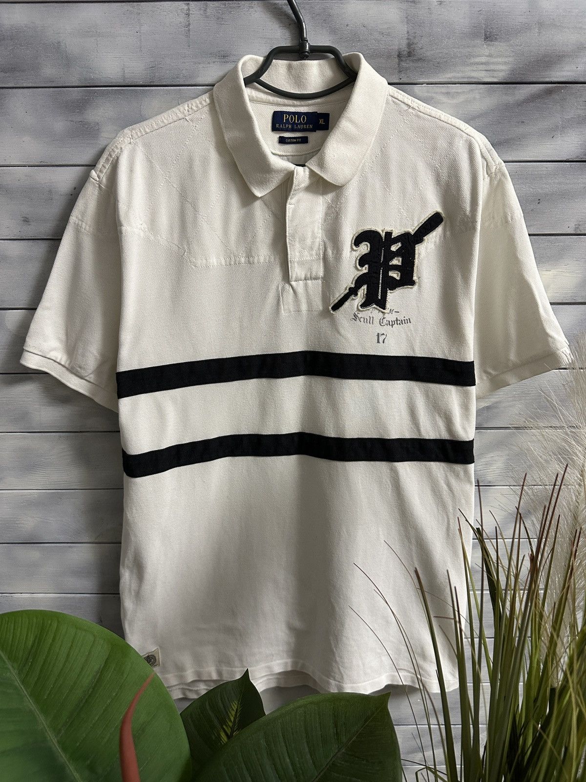 Polo Ralph Lauren Rare Polo Ralph Lauren Big Logo Seul Captain 17 Size US XL / EU 56 / 4 - 1 Thumbnail