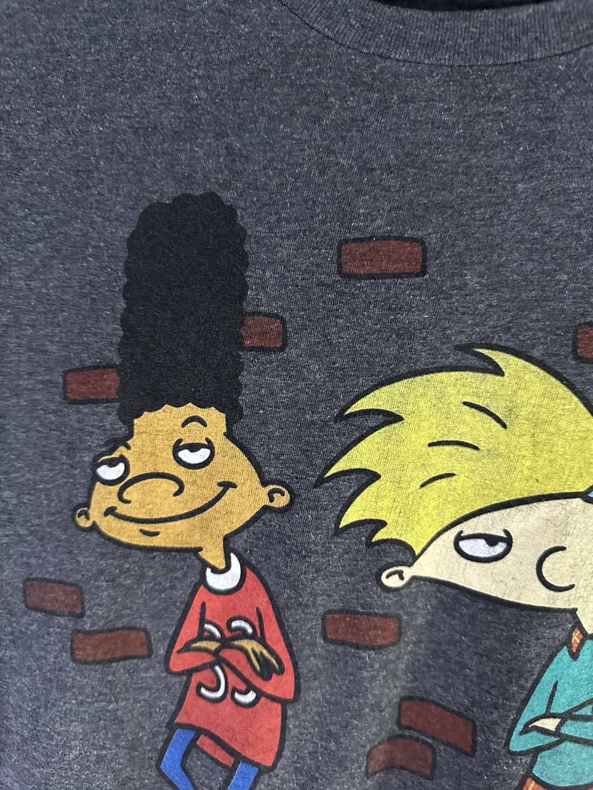 Nickelodeon 90s Nickelodeon Cartoon Hey Arnold Official T-Shirt Size US M / EU 48-50 / 2 - 3 Thumbnail