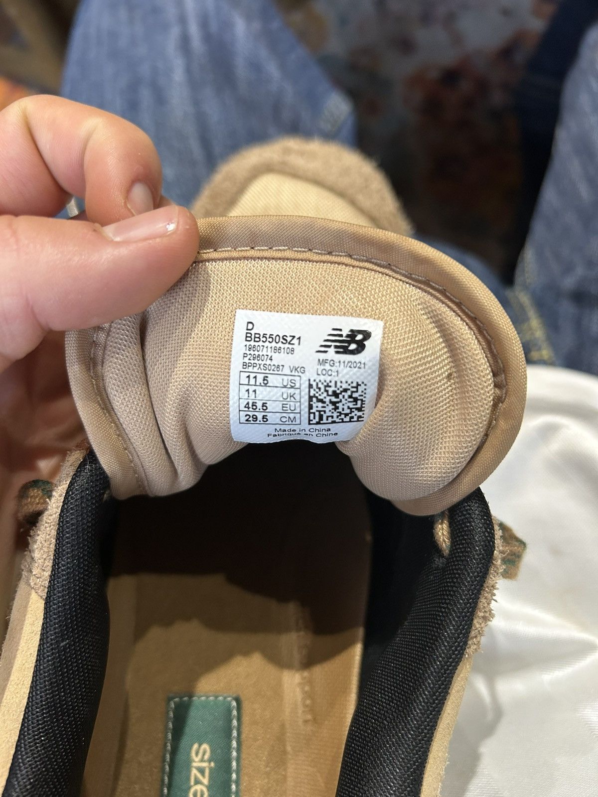New Balance New Balance 550 size? Cordura pack light brown green Size US 11.5 / EU 44-45 - 7 Thumbnail