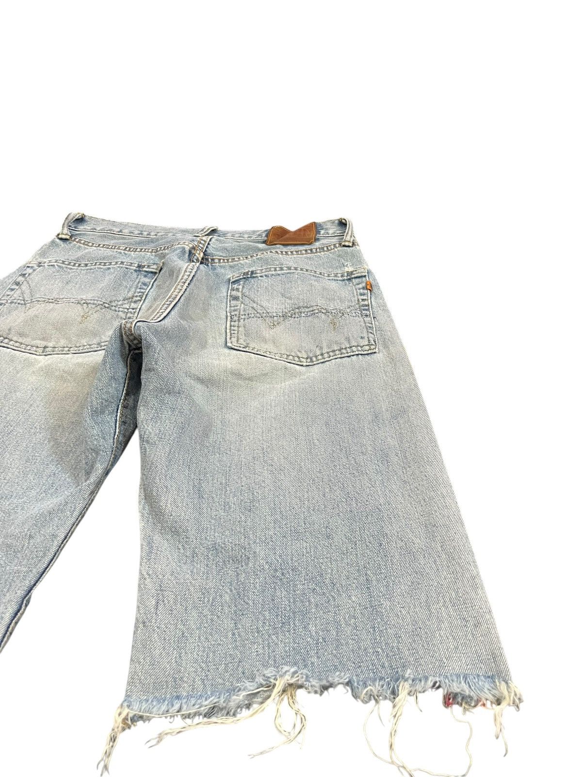 Edwin × Vintage Vintage Edwin 505x Selvedge Cut Off Shorts Denim Size US 30 / EU 46 - 7 Thumbnail