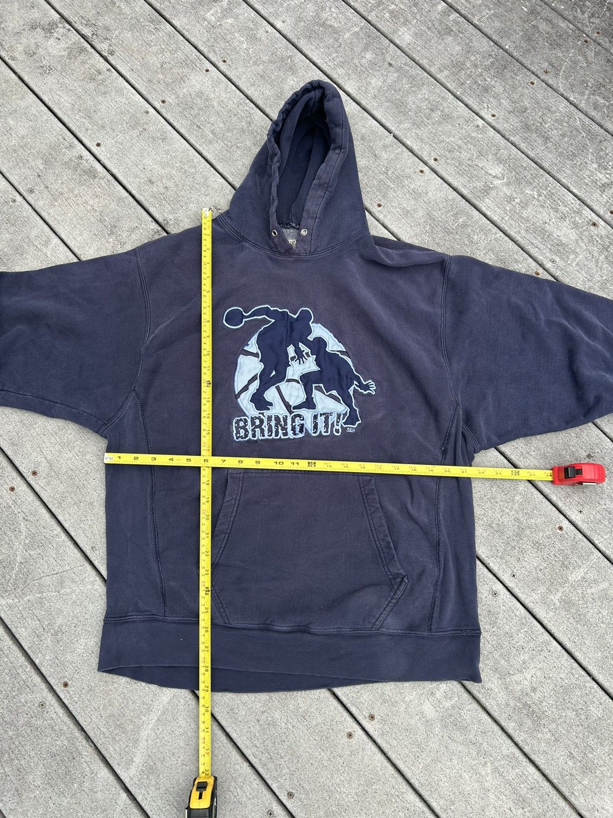 Nike × Vintage Vintage Basketball Hoodie Size US L / EU 52-54 / 3 - 4 Thumbnail