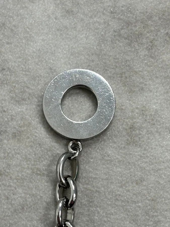 Dolce & Gabbana 2000s Dolce & Gabbana Logo Anchor Chain Link Bracelet Size ONE SIZE - 7 Thumbnail