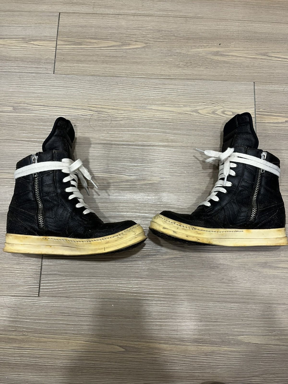 Rick Owens Rick Owens 2008 “Creatch” Blistered Leather Dunks Size US 6 / EU 39 - 6 Thumbnail