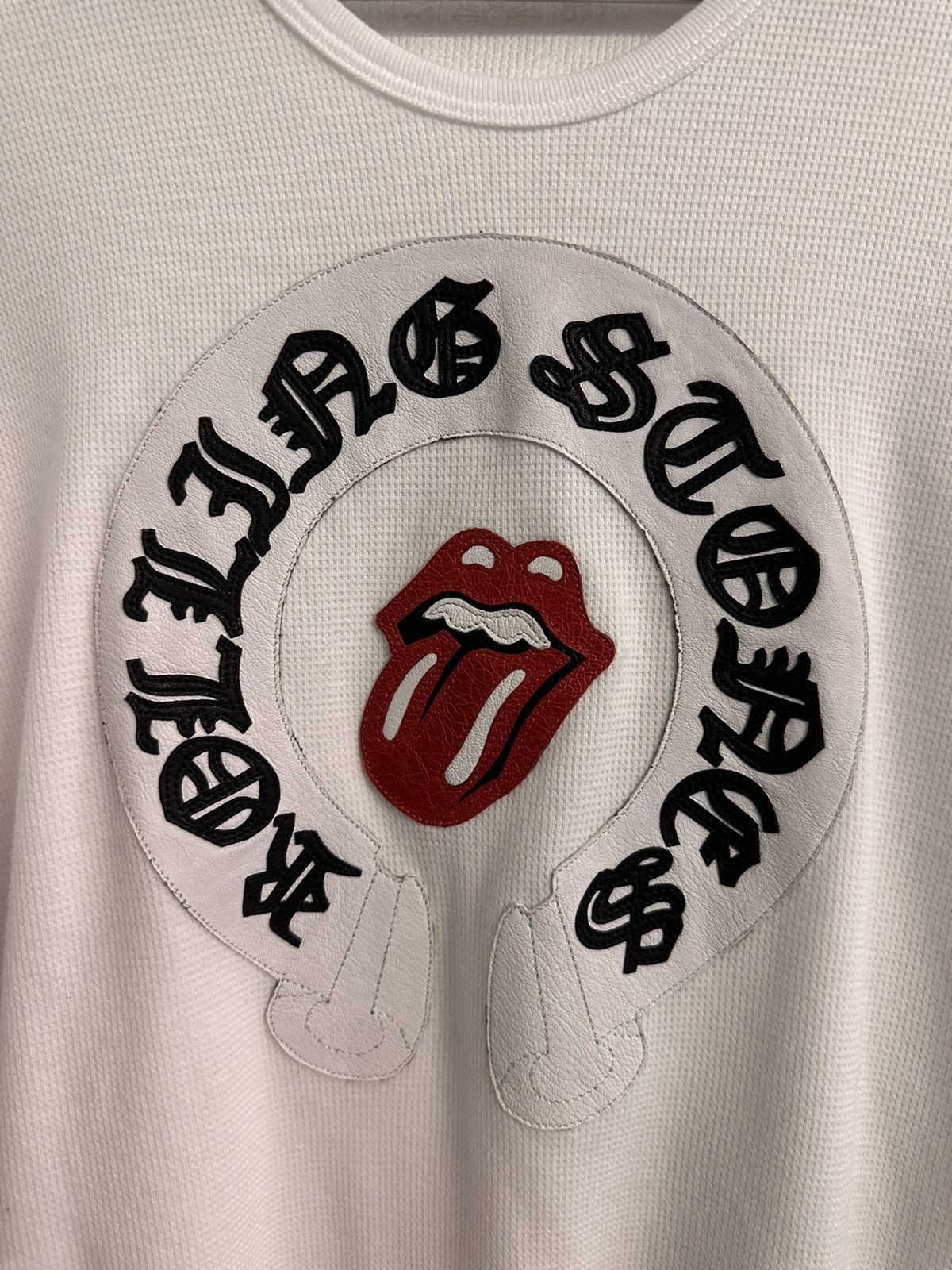 Chrome Hearts Chrome Hearts NEW RARE Leather Patch Rolling Stones Thermal Size US XL / EU 56 / 4 - 3 Thumbnail