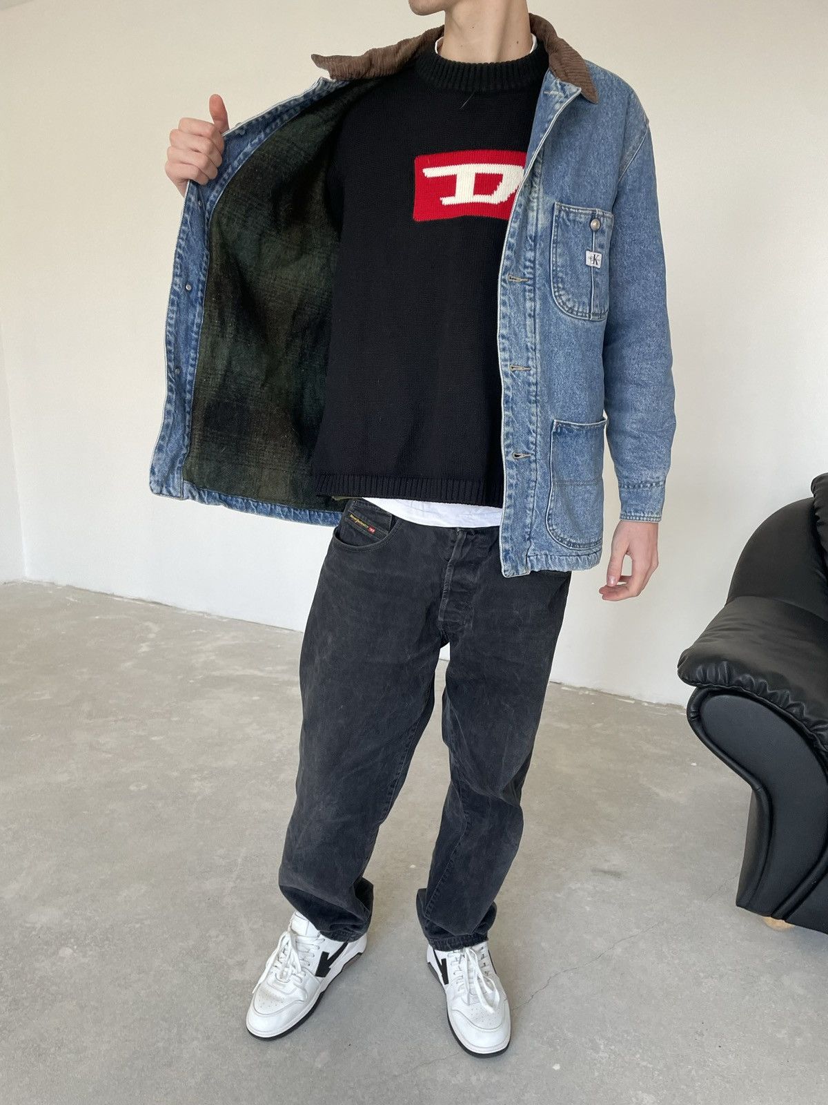Calvin Klein × Vintage Vintage Calvin Klein denim jacket jeans coach Size US L / EU 52-54 / 3 - 12 Thumbnail
