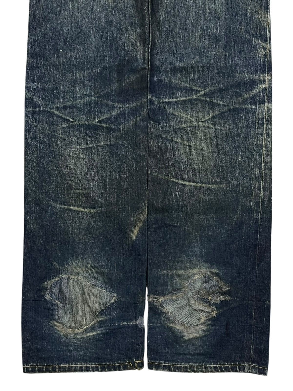Evisu Vintage Archive EVIS Japanese Selvedge Denim | Early EVISU Size US 29 - 7 Thumbnail