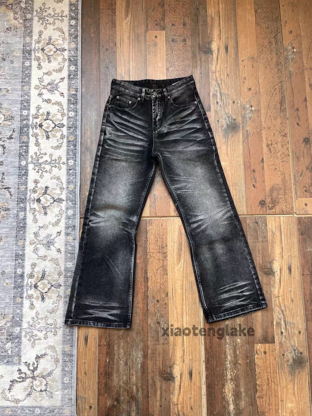 Japanese Brand xtl distressed faded cleanfit yuppie bootcut flared jeans Size US 32 / EU 48 - 5 Thumbnail