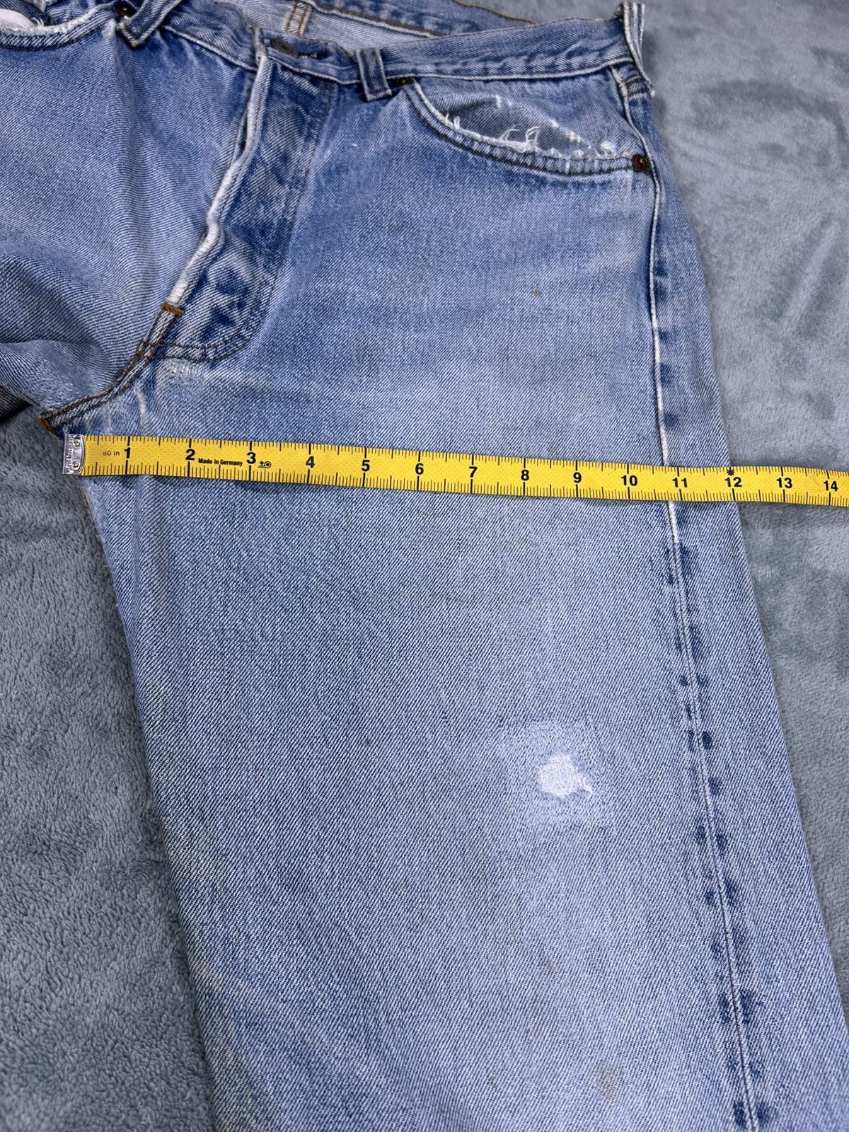 Levi's Vintage Clothing Vintage Levi’s 501 Red Line Distressed Denim Jeans. S083 Size US 32 / EU 48 - 13 Thumbnail