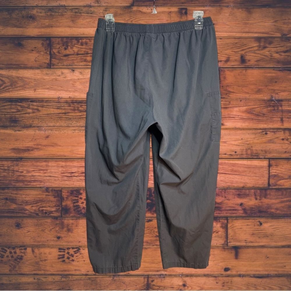 Other Grey Elastic Waist Scrub Pants 2X Petite Size 42" / US 20 - 2 Thumbnail