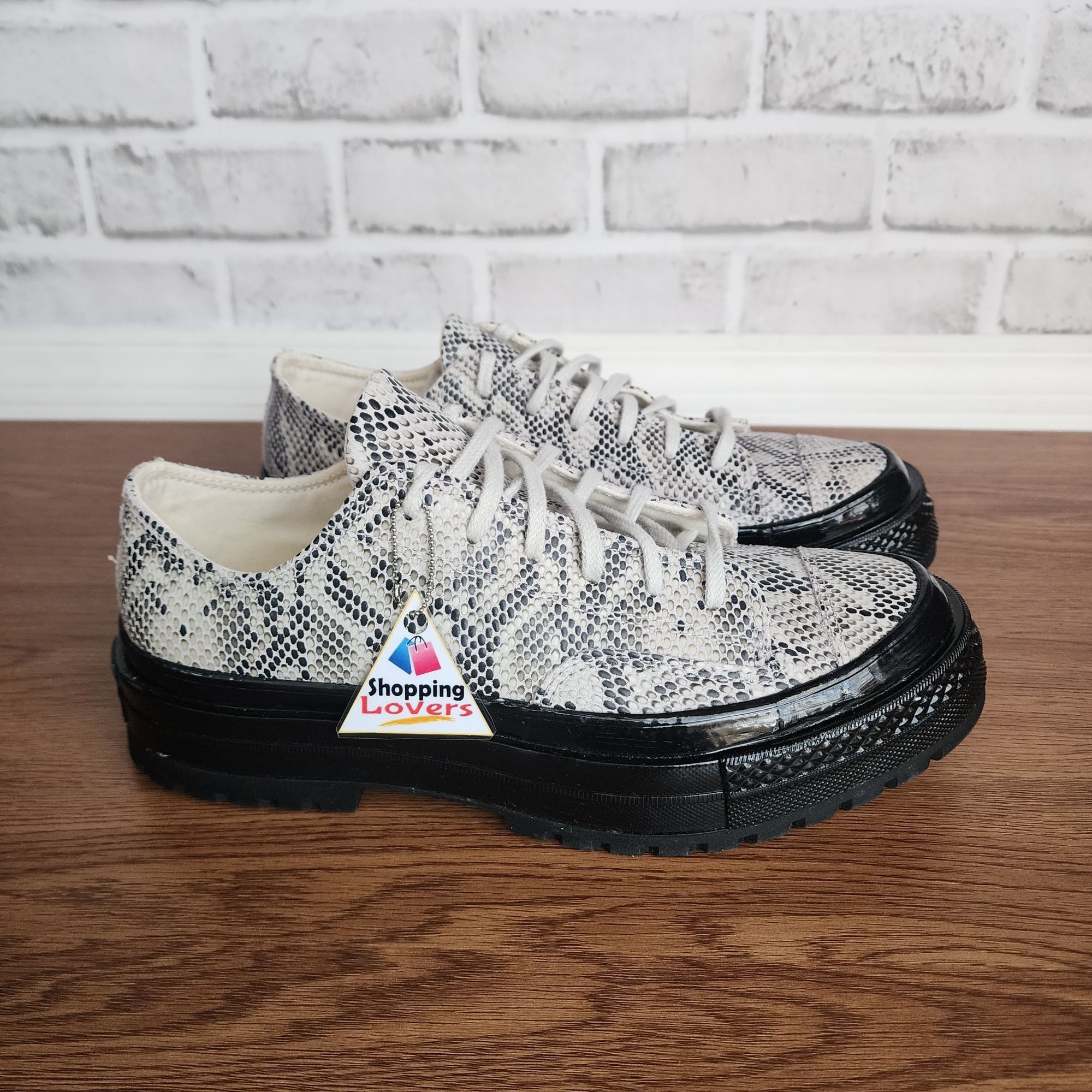 ⭐Converse Chuck 70 National Suede Snake Print Platform Sz 6