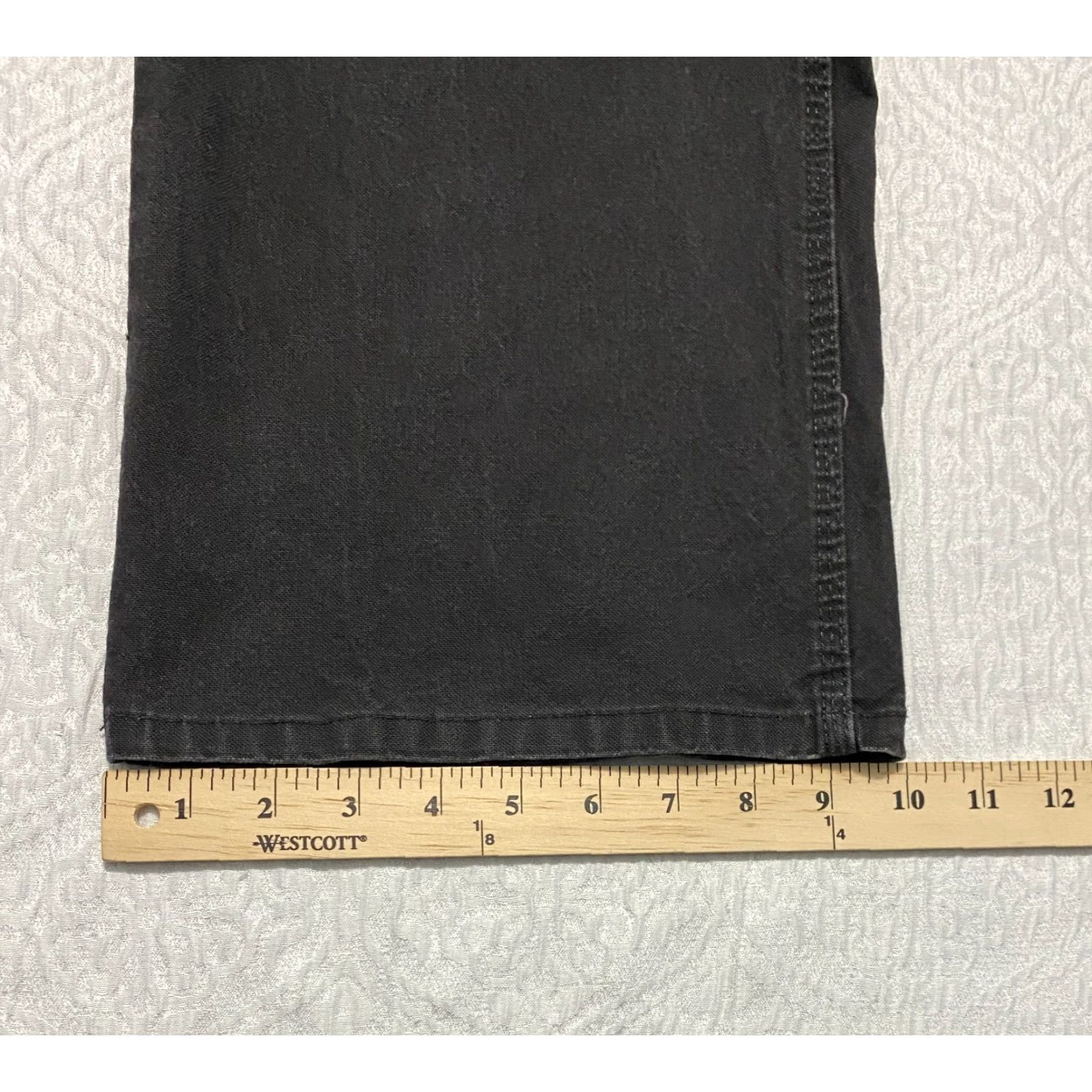 Dickies Genuine Dickies Jeans Dickies Men's 40×32 Black Canvas Cotton Spandex Classic Straight Carpenter Work Jeans 40in Inseam Relaxed Regular Size US 40 / EU 56 - 8 Thumbnail