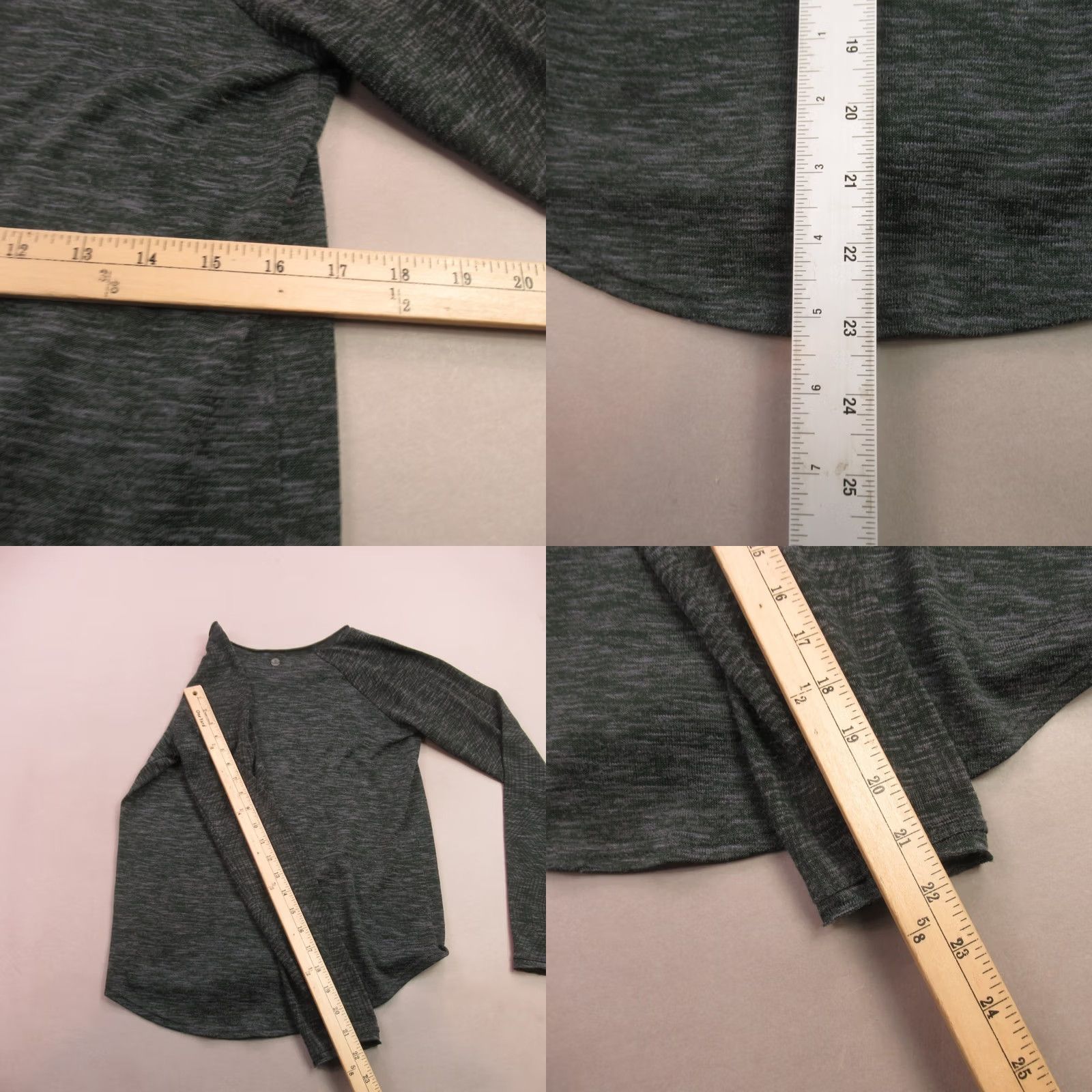 Prana Prana Shirt Womens Small Long Sleeve Pullover Gray Crew Neck Casual Size S / US 4 / IT 40 - 8 Thumbnail