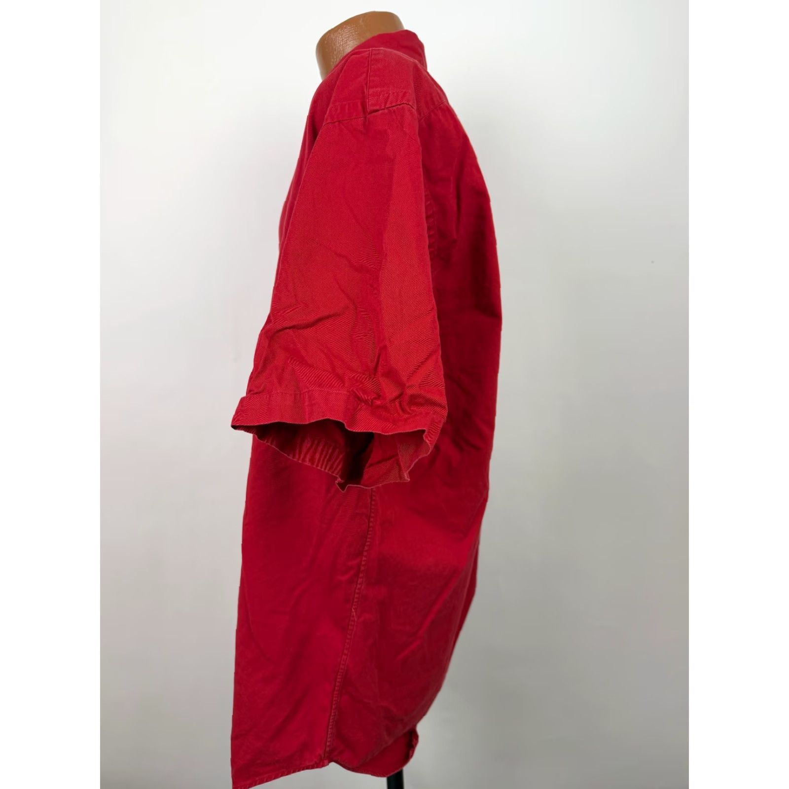 Ralph Lauren VINTAGE Ralph Lauren Blake Shirt XL Oversized Button-Up Red Cotton Twill 90s Preppy Mens Size US XL / EU 56 / 4 - 6 Thumbnail