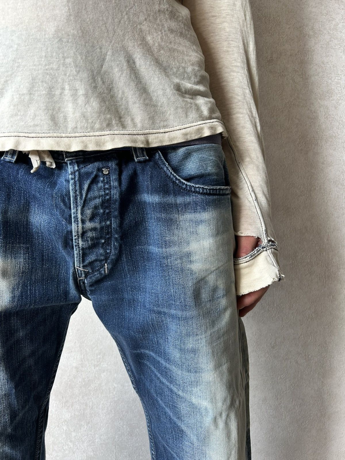 Diesel Diesel Safado Blue Eyecons 2015/1 Denim Jeans Y2K Size US 34 / EU 50 - 9 Thumbnail