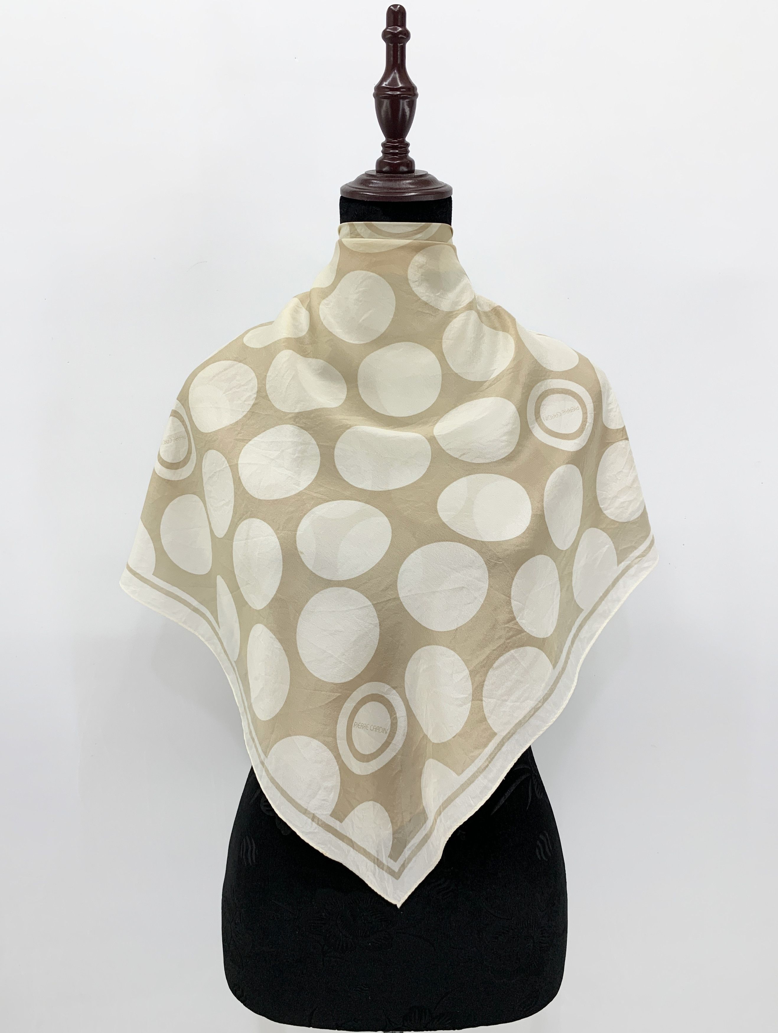 Vintage Pierre Cardin Silk Scarf Neckwear Shawl - SCA648